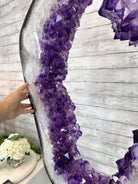 Super Quality Amethyst Portal, Rotating Stand, 185 lbs & 71" tall #5604-0130 - Brazil GemsBrazil GemsSuper Quality Amethyst Portal, Rotating Stand, 185 lbs & 71" tall #5604-0130Portals on Rotating Bases5604-0130