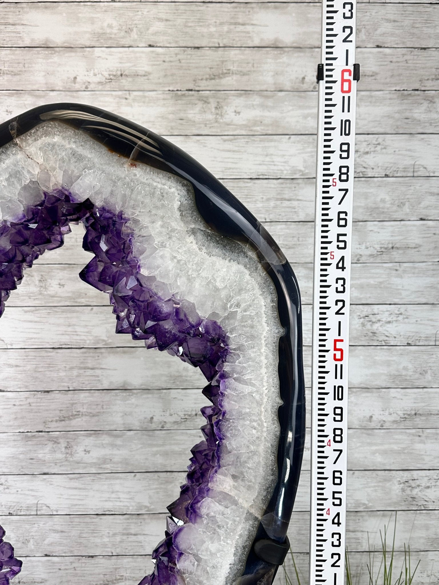 Super Quality Amethyst Portal, Rotating Stand, 185 lbs & 71" tall #5604-0130 - Brazil GemsBrazil GemsSuper Quality Amethyst Portal, Rotating Stand, 185 lbs & 71" tall #5604-0130Portals on Rotating Bases5604-0130