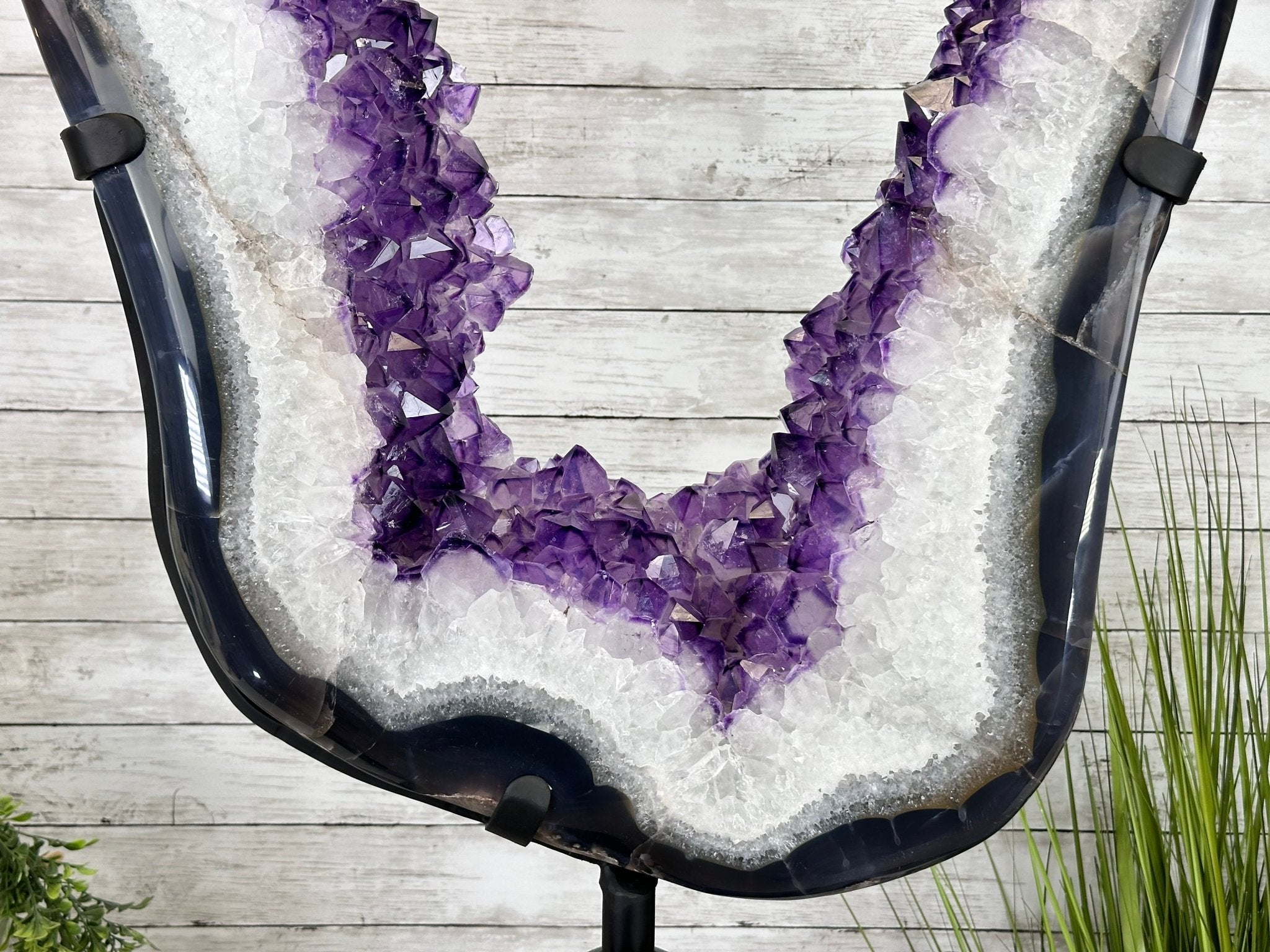 Super Quality Amethyst Portal, Rotating Stand, 185 lbs & 71" tall #5604-0130 - Brazil GemsBrazil GemsSuper Quality Amethyst Portal, Rotating Stand, 185 lbs & 71" tall #5604-0130Portals on Rotating Bases5604-0130