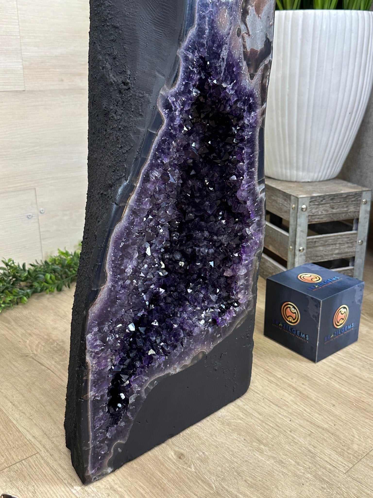Super Quality Brazilian Amethyst Cathedral, 101.4 lbs & 3 Feet 2 Inches Tall #5601 - 1487 - Brazil GemsBrazil GemsSuper Quality Brazilian Amethyst Cathedral, 101.4 lbs & 3 Feet 2 Inches Tall #5601 - 1487Cathedrals5601 - 1487