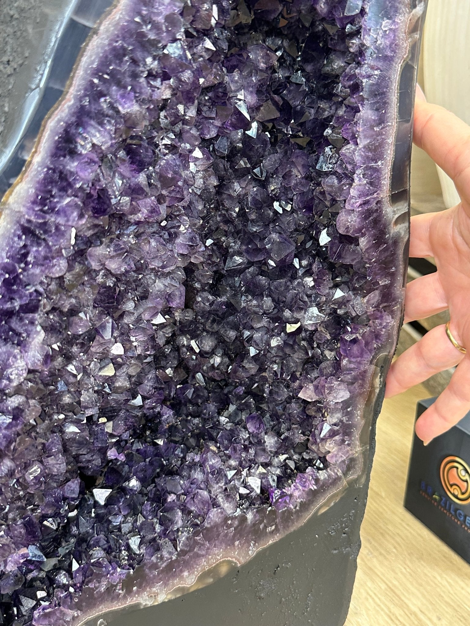 Super Quality Brazilian Amethyst Cathedral, 101.4 lbs & 3 Feet 2 Inches Tall #5601 - 1487 - Brazil GemsBrazil GemsSuper Quality Brazilian Amethyst Cathedral, 101.4 lbs & 3 Feet 2 Inches Tall #5601 - 1487Cathedrals5601 - 1487