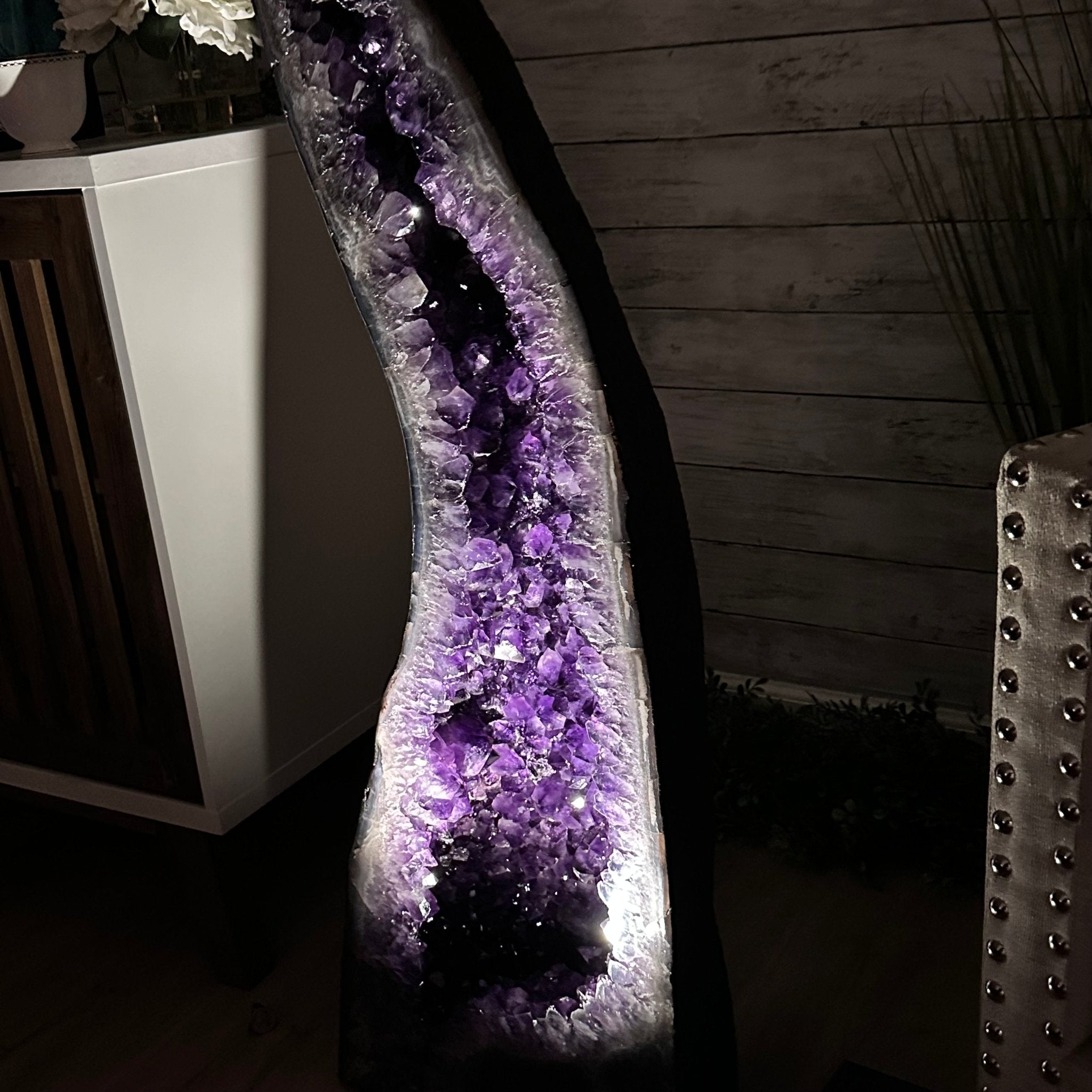 Super Quality Brazilian Amethyst Cathedral, 136 lbs & 37" Tall #5601-1303 - Brazil GemsBrazil GemsSuper Quality Brazilian Amethyst Cathedral, 136 lbs & 37" Tall #5601-1303Cathedrals5601-1303