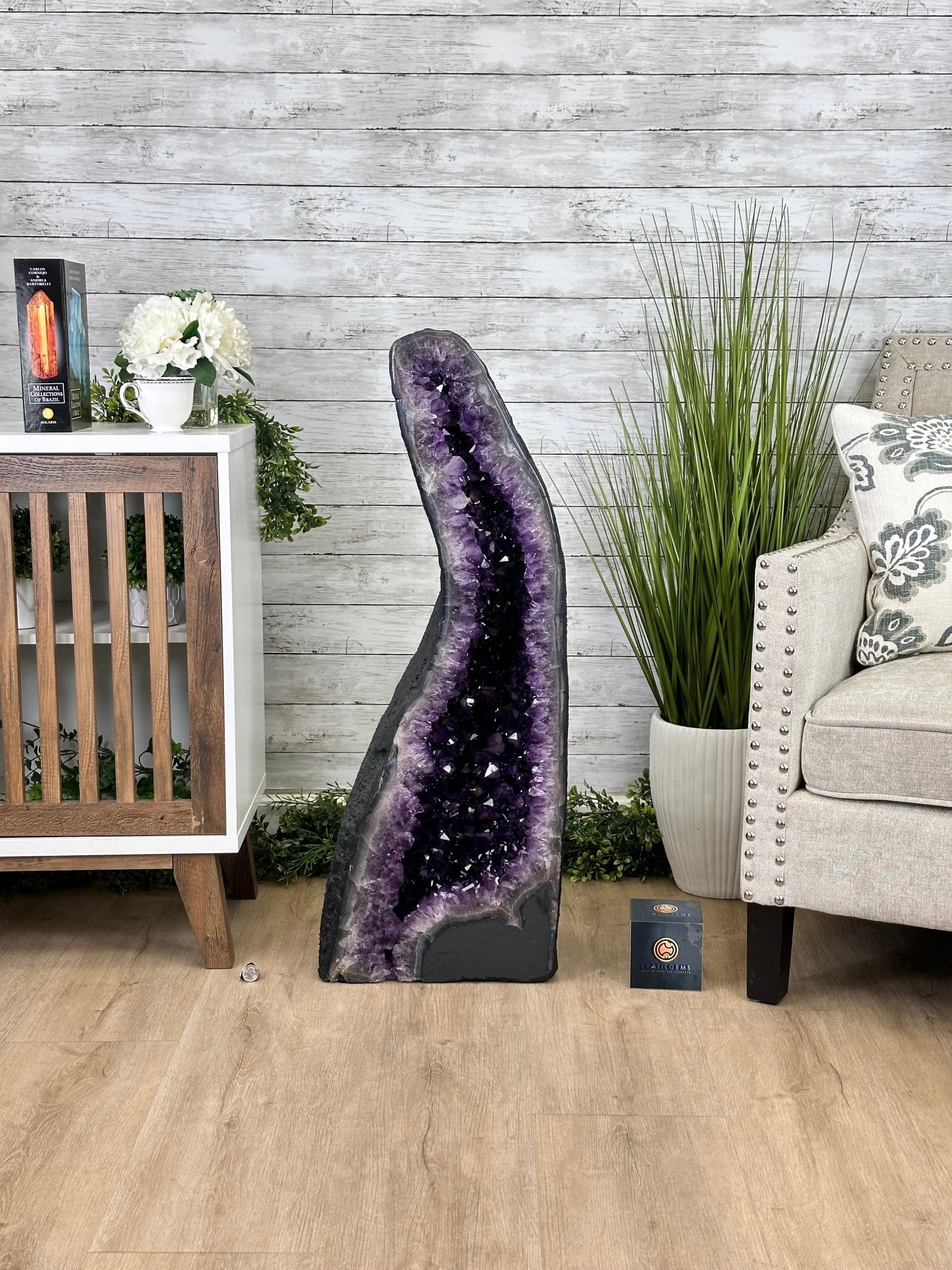 Super Quality Brazilian Amethyst Cathedral, 136 lbs & 37" Tall #5601-1303 - Brazil GemsBrazil GemsSuper Quality Brazilian Amethyst Cathedral, 136 lbs & 37" Tall #5601-1303Cathedrals5601-1303