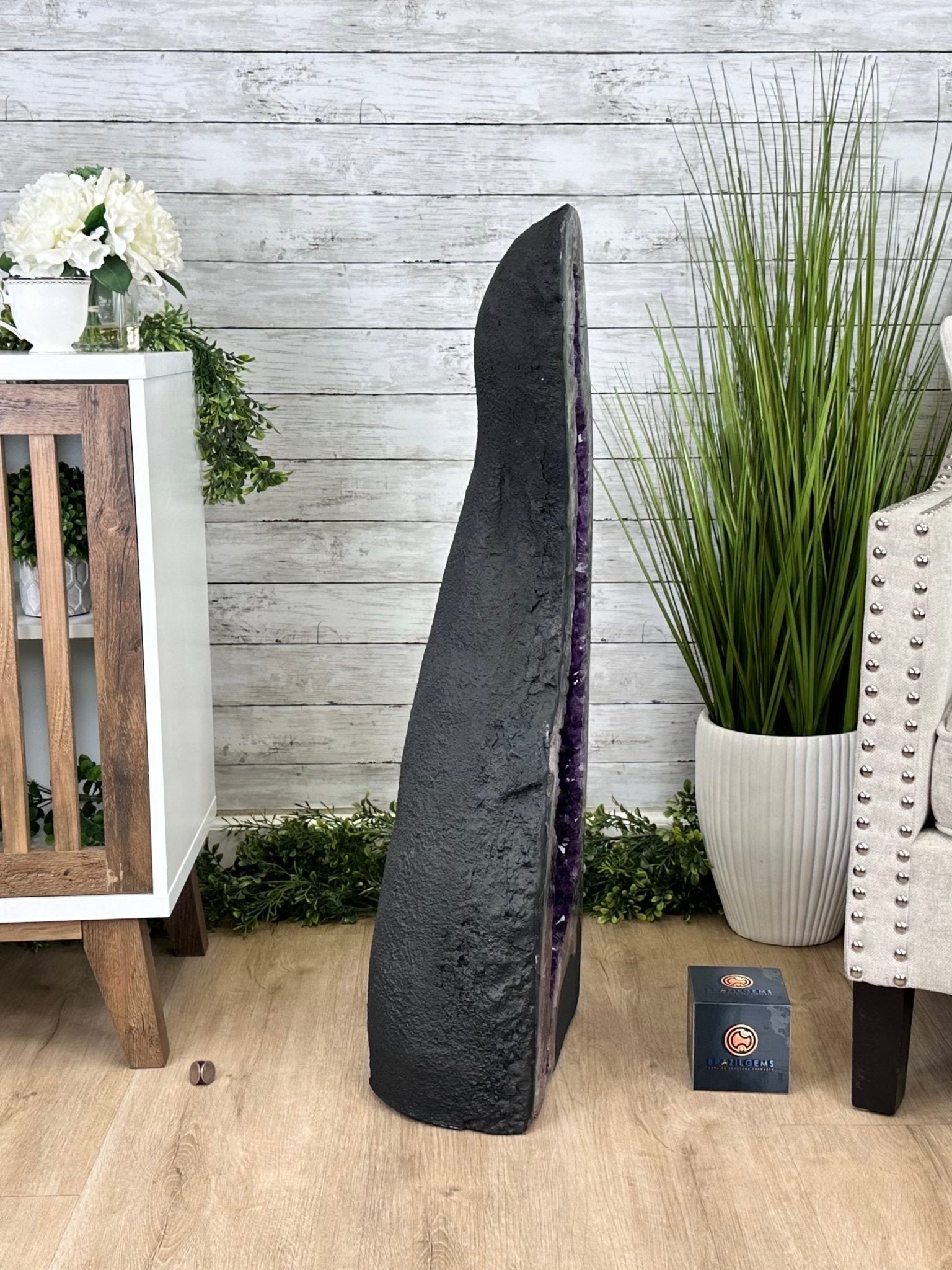 Super Quality Brazilian Amethyst Cathedral, 136 lbs & 37" Tall #5601-1303 - Brazil GemsBrazil GemsSuper Quality Brazilian Amethyst Cathedral, 136 lbs & 37" Tall #5601-1303Cathedrals5601-1303