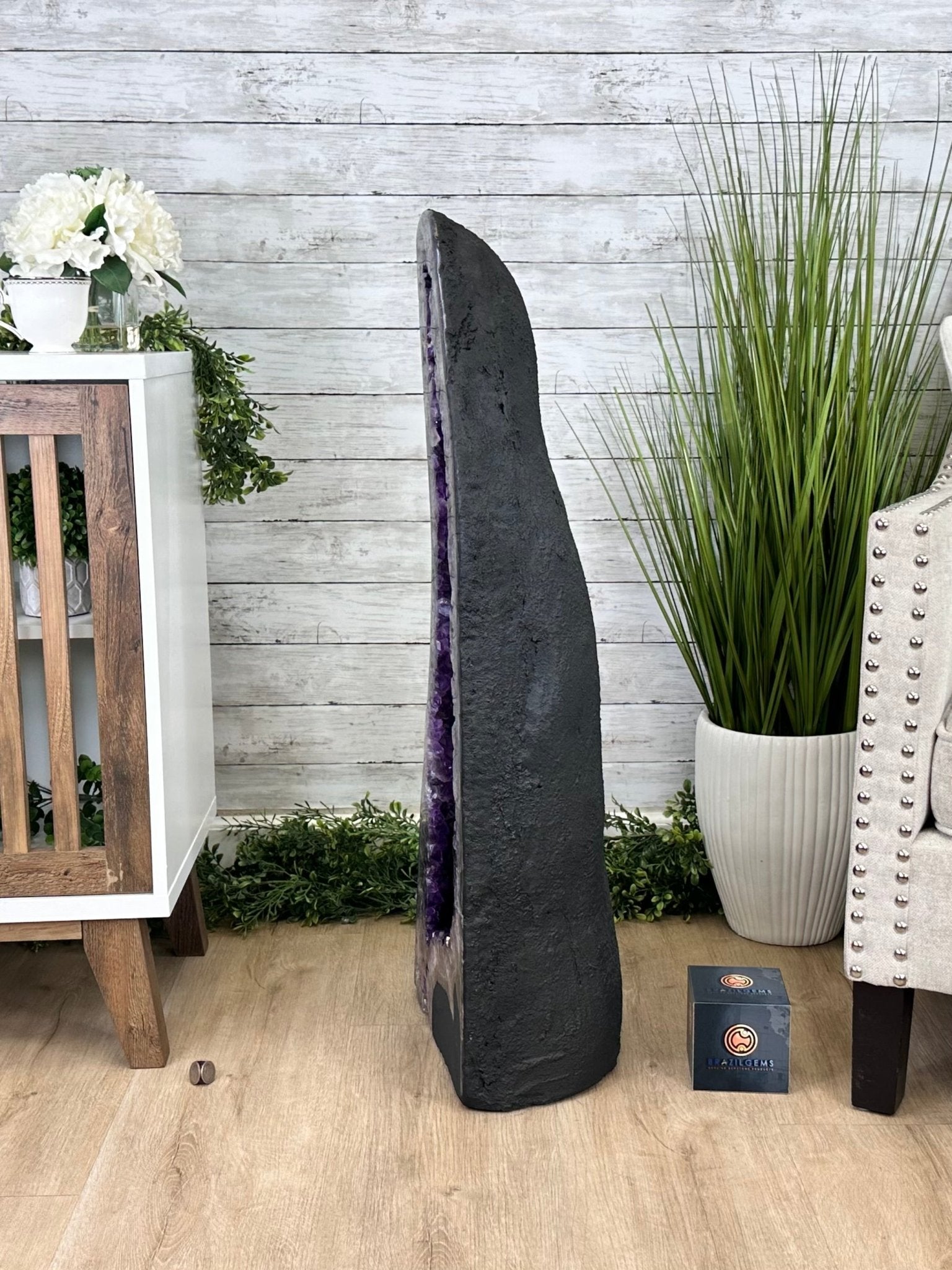 Super Quality Brazilian Amethyst Cathedral, 136 lbs & 37" Tall #5601-1303 - Brazil GemsBrazil GemsSuper Quality Brazilian Amethyst Cathedral, 136 lbs & 37" Tall #5601-1303Cathedrals5601-1303