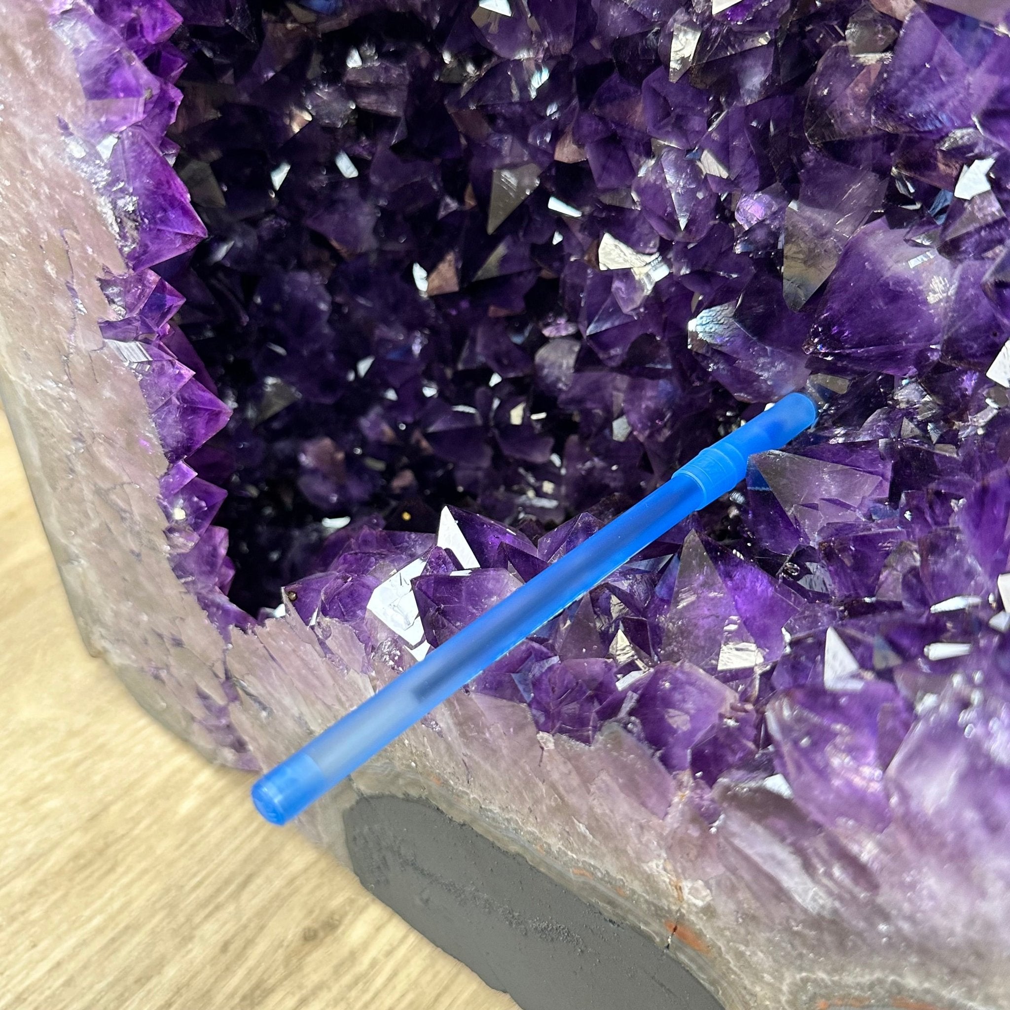 Super Quality Brazilian Amethyst Cathedral, 136 lbs & 37" Tall #5601-1303 - Brazil GemsBrazil GemsSuper Quality Brazilian Amethyst Cathedral, 136 lbs & 37" Tall #5601-1303Cathedrals5601-1303