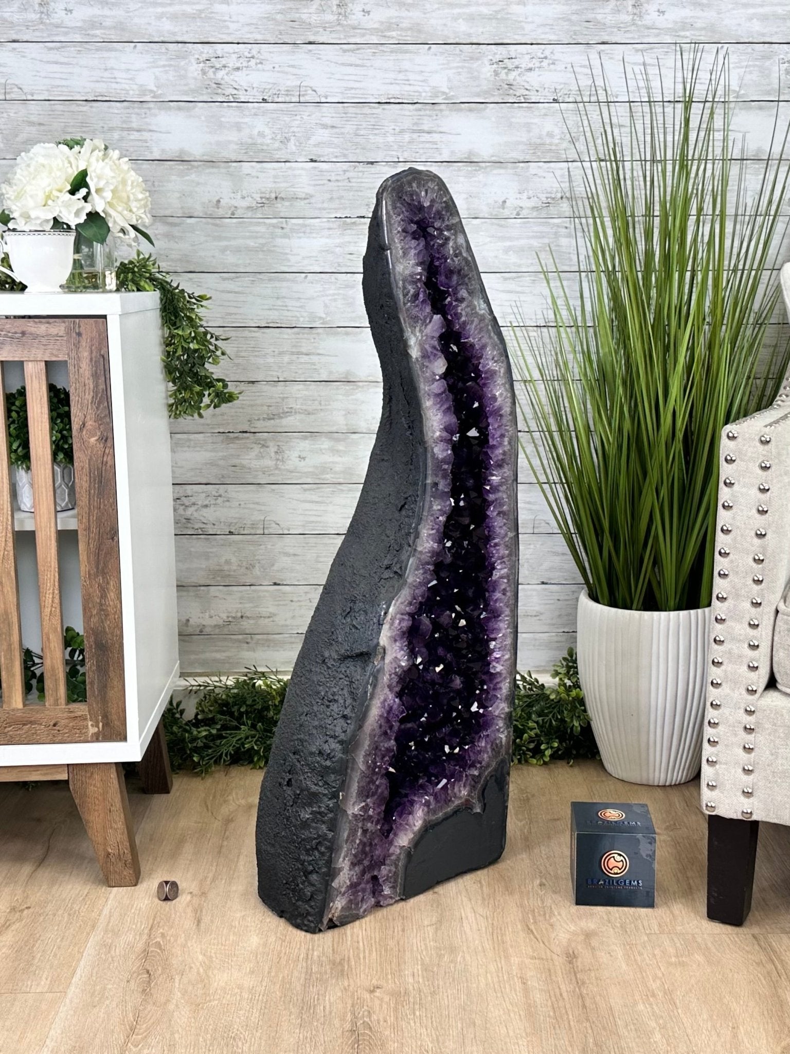 Super Quality Brazilian Amethyst Cathedral, 136 lbs & 37" Tall #5601-1303 - Brazil GemsBrazil GemsSuper Quality Brazilian Amethyst Cathedral, 136 lbs & 37" Tall #5601-1303Cathedrals5601-1303