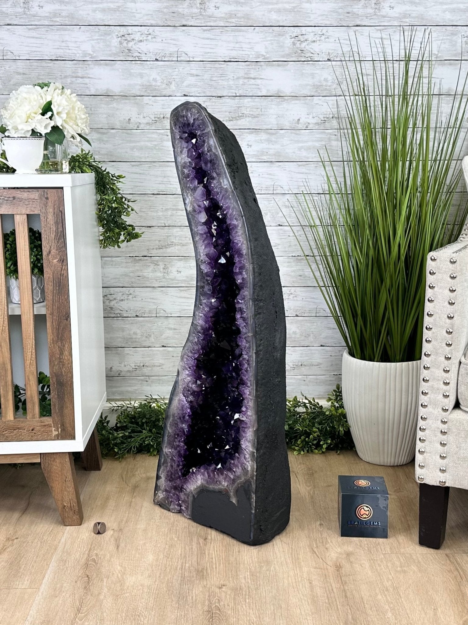 Super Quality Brazilian Amethyst Cathedral, 136 lbs & 37" Tall #5601-1303 - Brazil GemsBrazil GemsSuper Quality Brazilian Amethyst Cathedral, 136 lbs & 37" Tall #5601-1303Cathedrals5601-1303