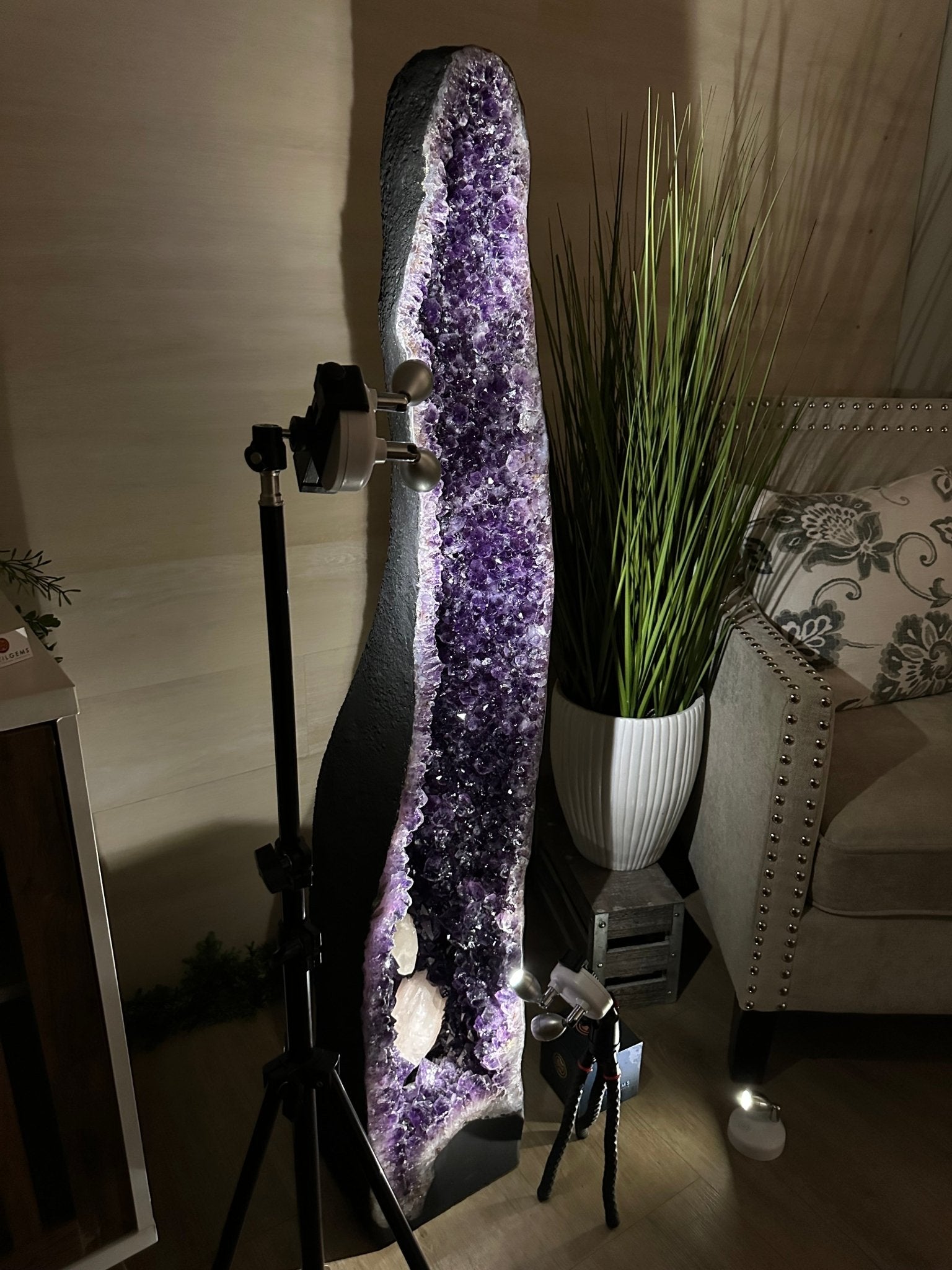 Super Quality Brazilian Amethyst Cathedral, 145.5 lbs & 4 Feet 2.8 Inches Tall #5601 - 1480 - Brazil GemsBrazil GemsSuper Quality Brazilian Amethyst Cathedral, 145.5 lbs & 4 Feet 2.8 Inches Tall #5601 - 1480Cathedrals5601 - 1480