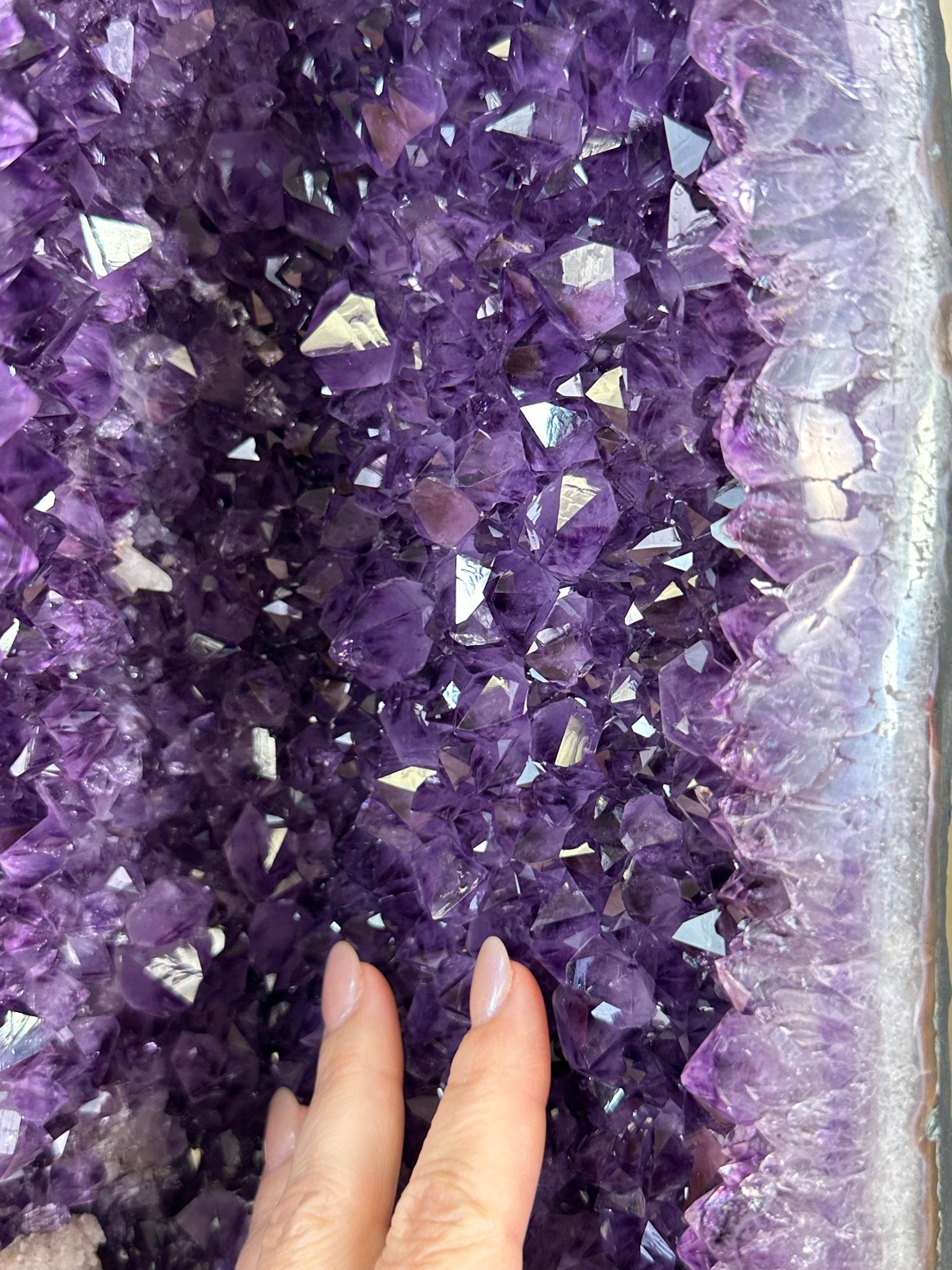 Super Quality Brazilian Amethyst Cathedral, 154.4 lbs & 3 Feet 8.5 Inches Tall #5601 - 1481 - Brazil GemsBrazil GemsSuper Quality Brazilian Amethyst Cathedral, 154.4 lbs & 3 Feet 8.5 Inches Tall #5601 - 1481Cathedrals5601 - 1481