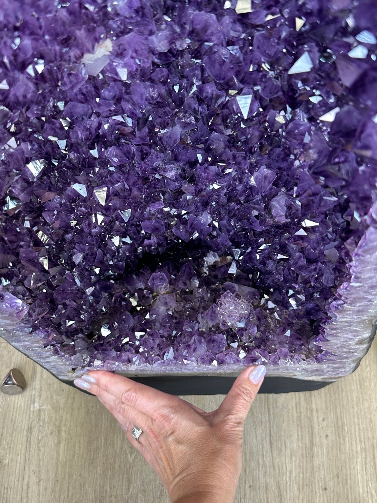 Super Quality Brazilian Amethyst Cathedral, 154.4 lbs & 3 Feet 8.5 Inches Tall #5601 - 1481 - Brazil GemsBrazil GemsSuper Quality Brazilian Amethyst Cathedral, 154.4 lbs & 3 Feet 8.5 Inches Tall #5601 - 1481Cathedrals5601 - 1481