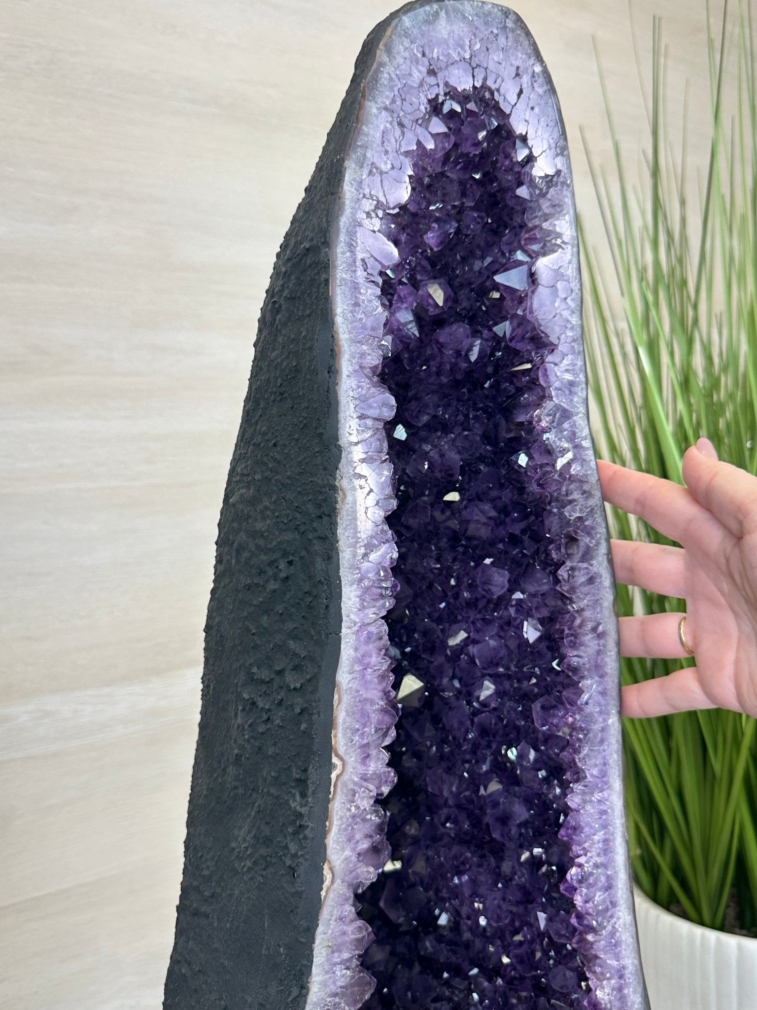 Super Quality Brazilian Amethyst Cathedral, 154.4 lbs & 3 Feet 8.5 Inches Tall #5601 - 1481 - Brazil GemsBrazil GemsSuper Quality Brazilian Amethyst Cathedral, 154.4 lbs & 3 Feet 8.5 Inches Tall #5601 - 1481Cathedrals5601 - 1481