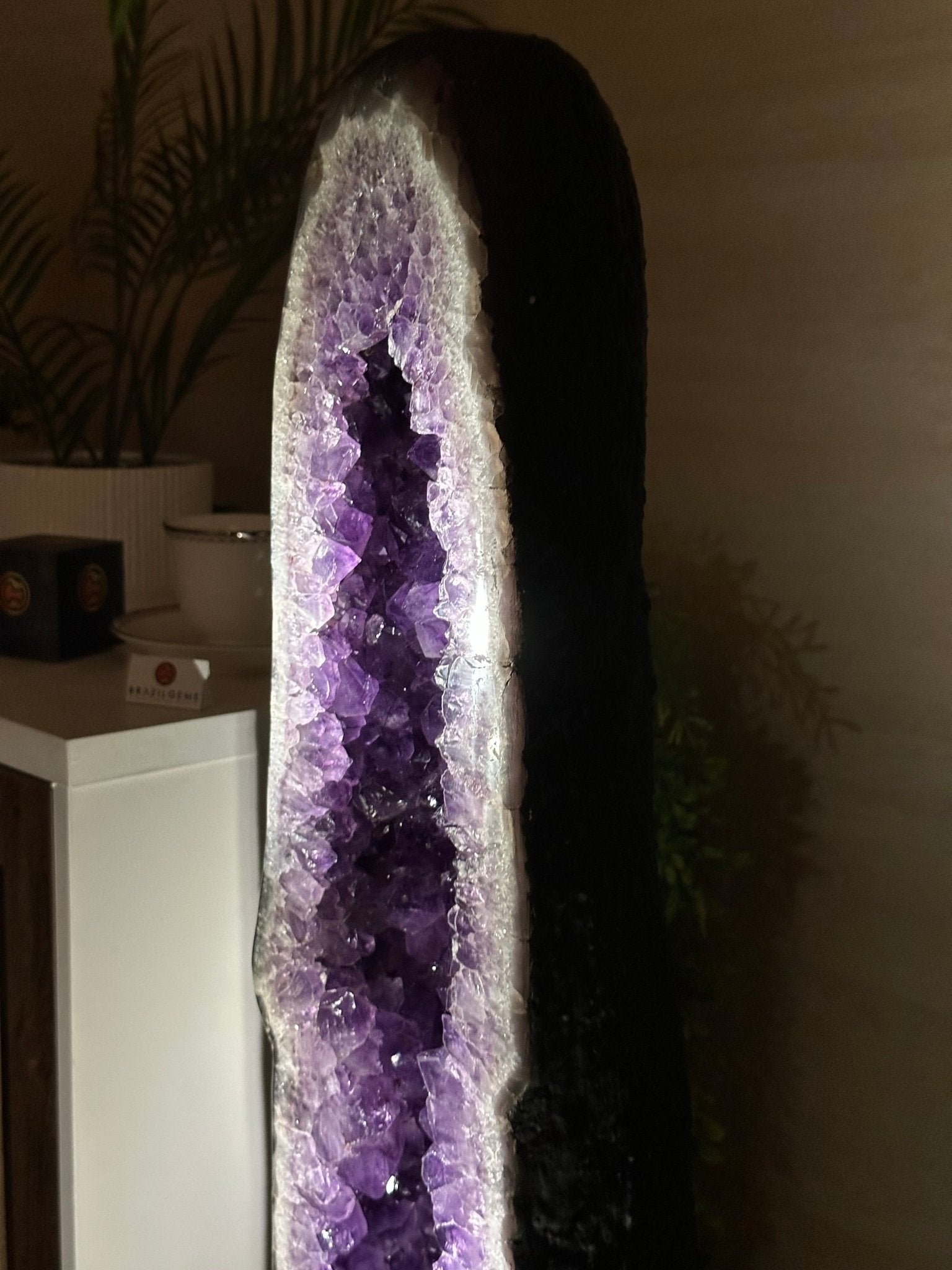 Super Quality Brazilian Amethyst Cathedral, 161 lbs & 3 Feet 7.5 Inches Tall #5601 - 1482 - Brazil GemsBrazil GemsSuper Quality Brazilian Amethyst Cathedral, 161 lbs & 3 Feet 7.5 Inches Tall #5601 - 1482Cathedrals5601 - 1482
