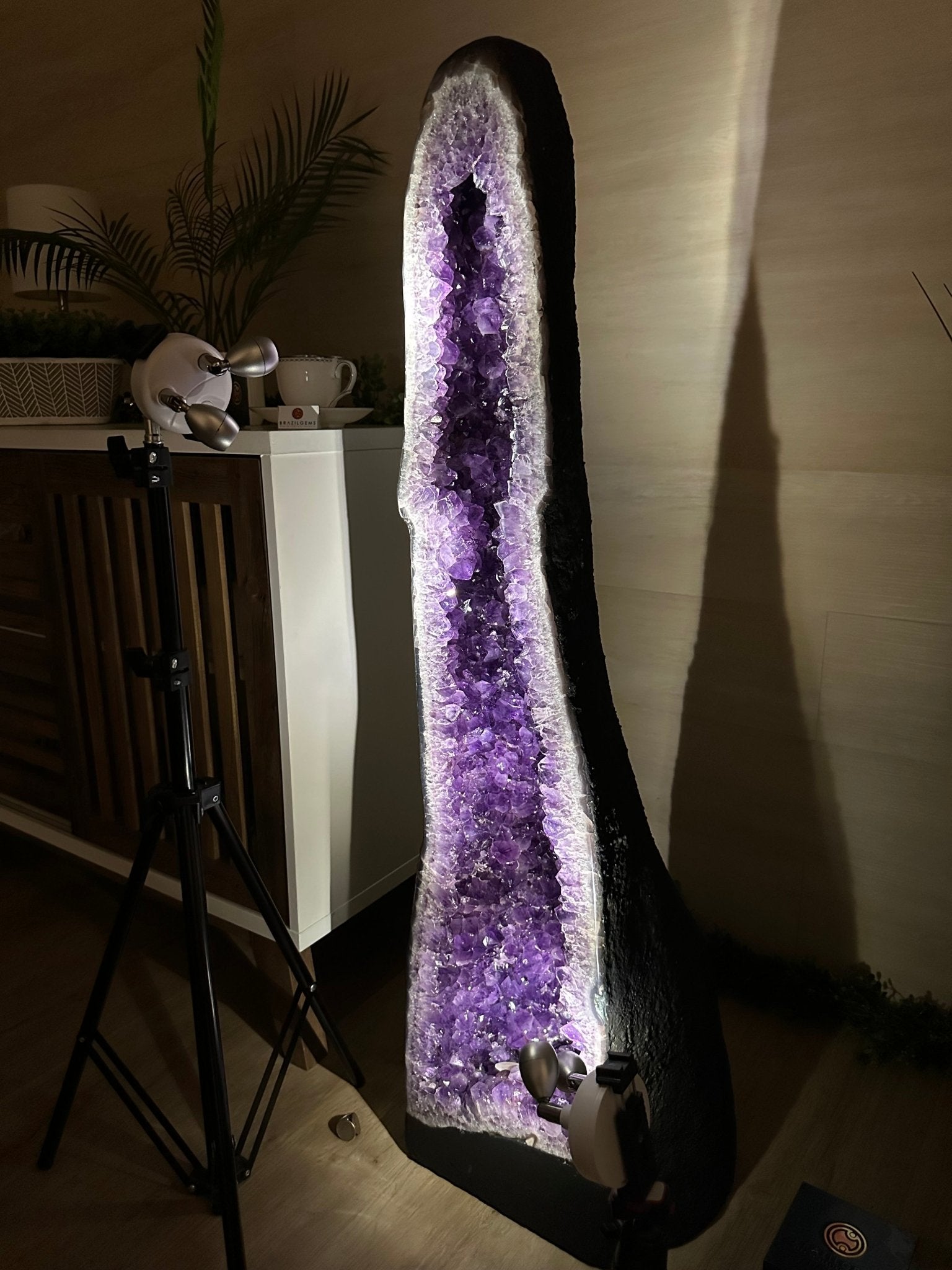 Super Quality Brazilian Amethyst Cathedral, 161 lbs & 3 Feet 7.5 Inches Tall #5601 - 1482 - Brazil GemsBrazil GemsSuper Quality Brazilian Amethyst Cathedral, 161 lbs & 3 Feet 7.5 Inches Tall #5601 - 1482Cathedrals5601 - 1482