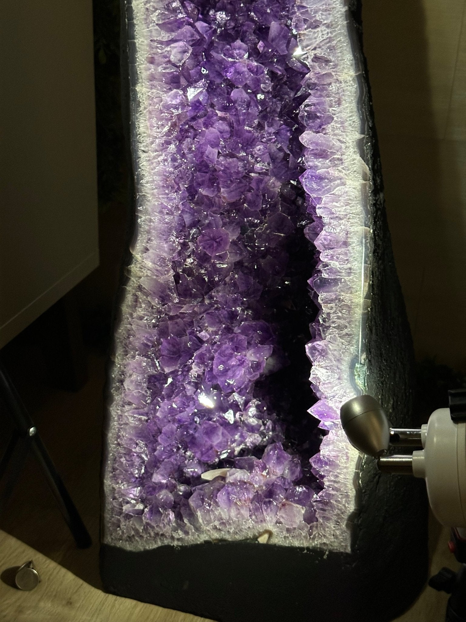 Super Quality Brazilian Amethyst Cathedral, 161 lbs & 3 Feet 7.5 Inches Tall #5601 - 1482 - Brazil GemsBrazil GemsSuper Quality Brazilian Amethyst Cathedral, 161 lbs & 3 Feet 7.5 Inches Tall #5601 - 1482Cathedrals5601 - 1482