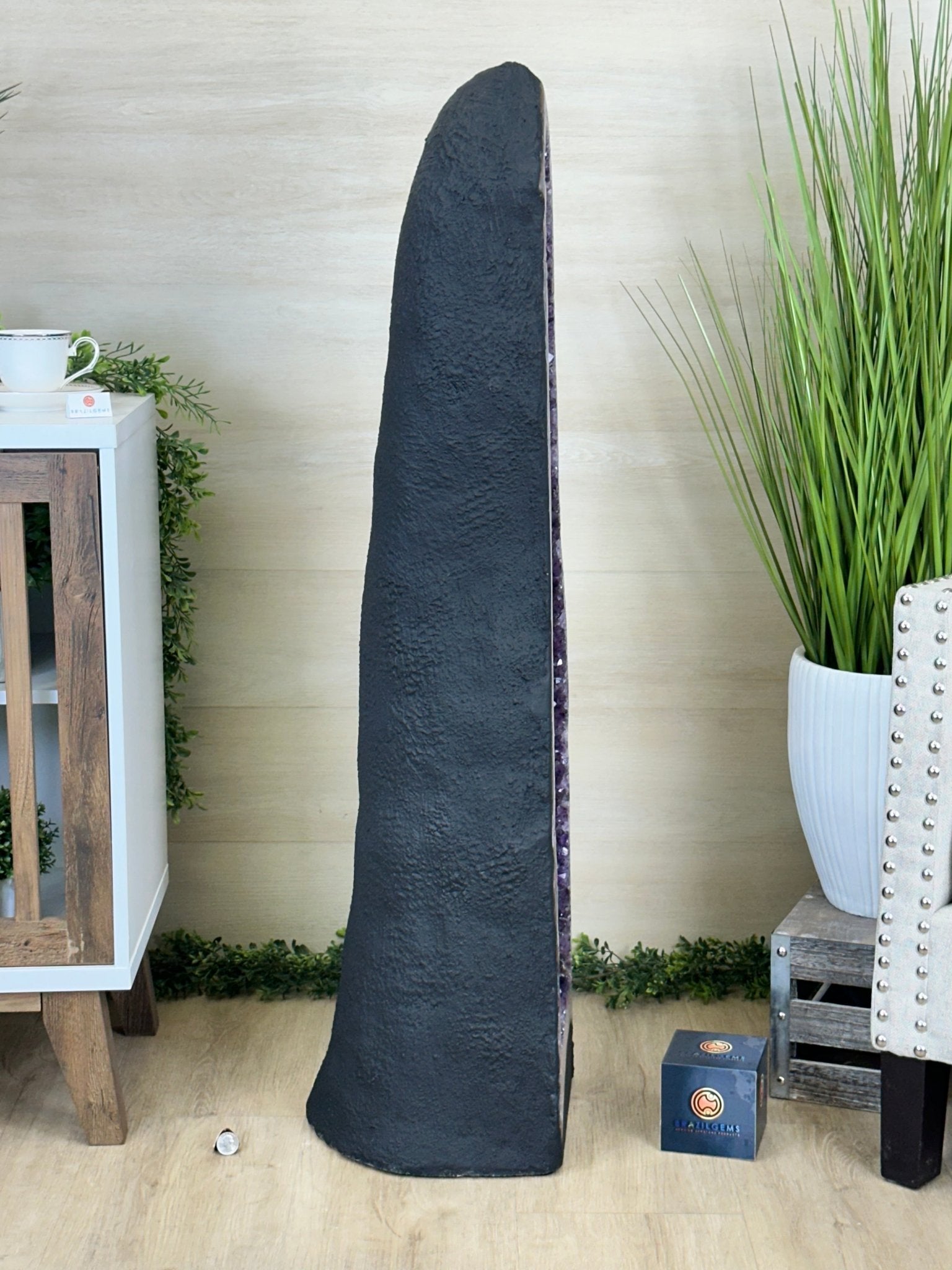 Super Quality Brazilian Amethyst Cathedral, 176.4 lbs & 3 Feet 9.3 Inches Tall #5601 - 1484 - Brazil GemsBrazil GemsSuper Quality Brazilian Amethyst Cathedral, 176.4 lbs & 3 Feet 9.3 Inches Tall #5601 - 1484Cathedrals5601 - 1484