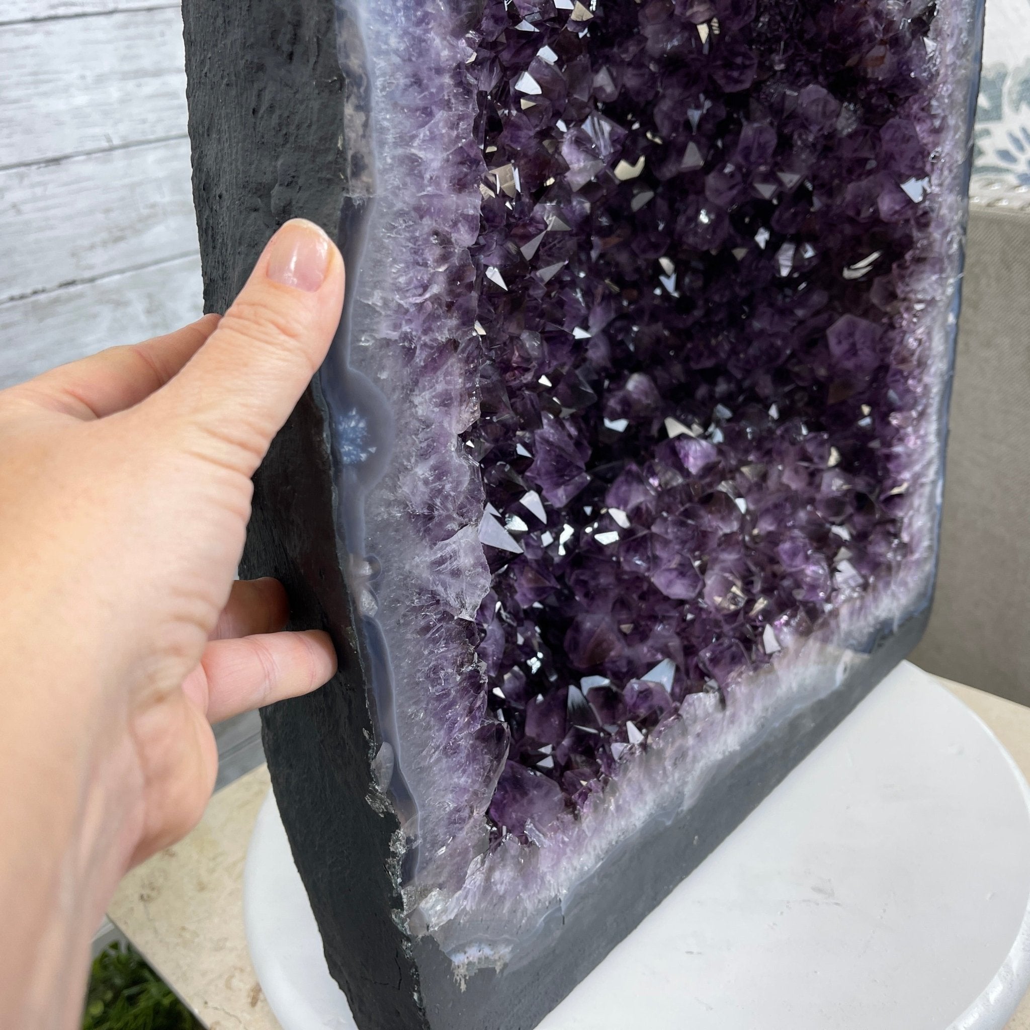 Super Quality Brazilian Amethyst Cathedral, 23” tall & 122.2 lbs #5601-0652 by Brazil Gems - Brazil GemsBrazil GemsSuper Quality Brazilian Amethyst Cathedral, 23” tall & 122.2 lbs #5601-0652 by Brazil GemsCathedrals5601-0652