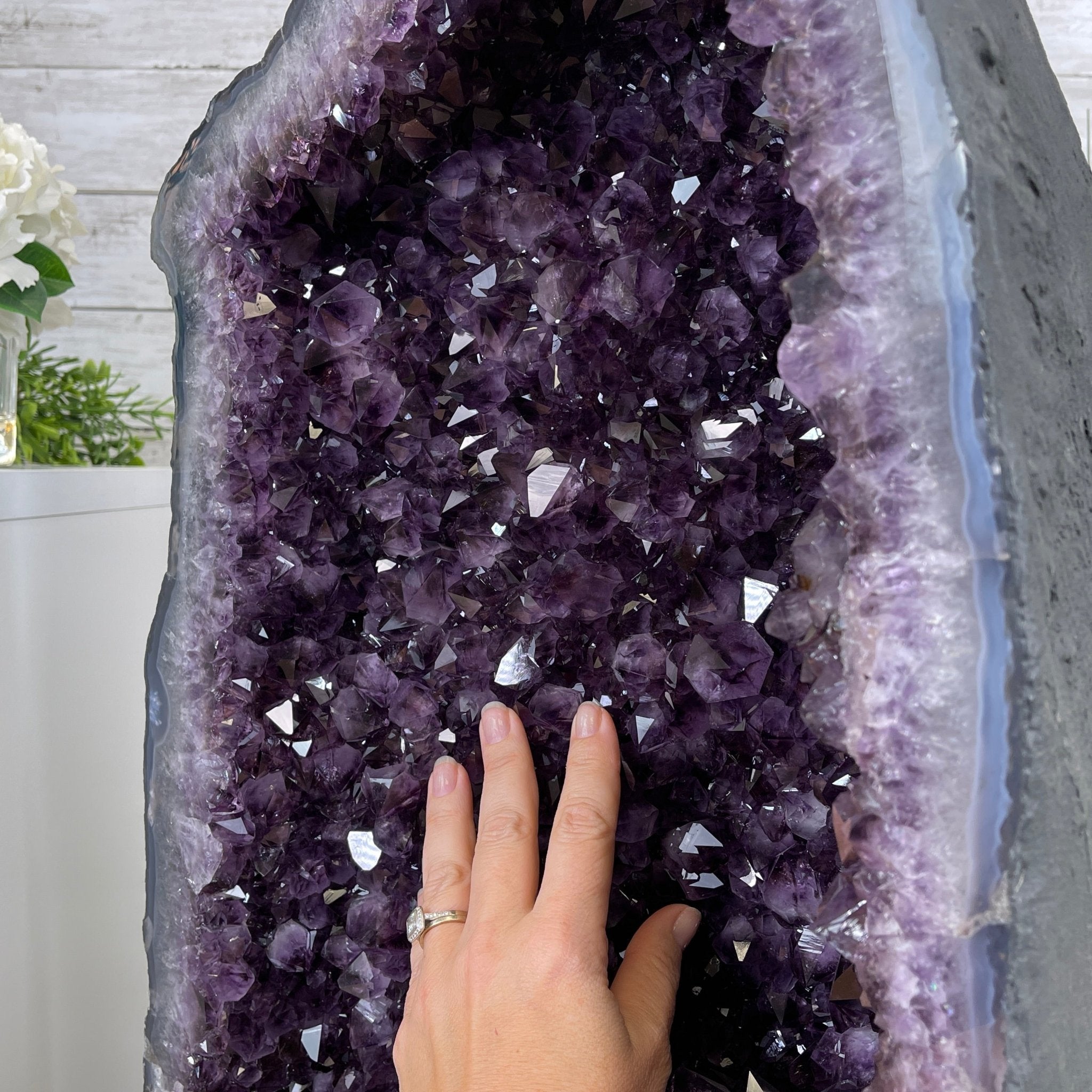 Super Quality Brazilian Amethyst Cathedral, 23” tall & 122.2 lbs #5601-0652 by Brazil Gems - Brazil GemsBrazil GemsSuper Quality Brazilian Amethyst Cathedral, 23” tall & 122.2 lbs #5601-0652 by Brazil GemsCathedrals5601-0652