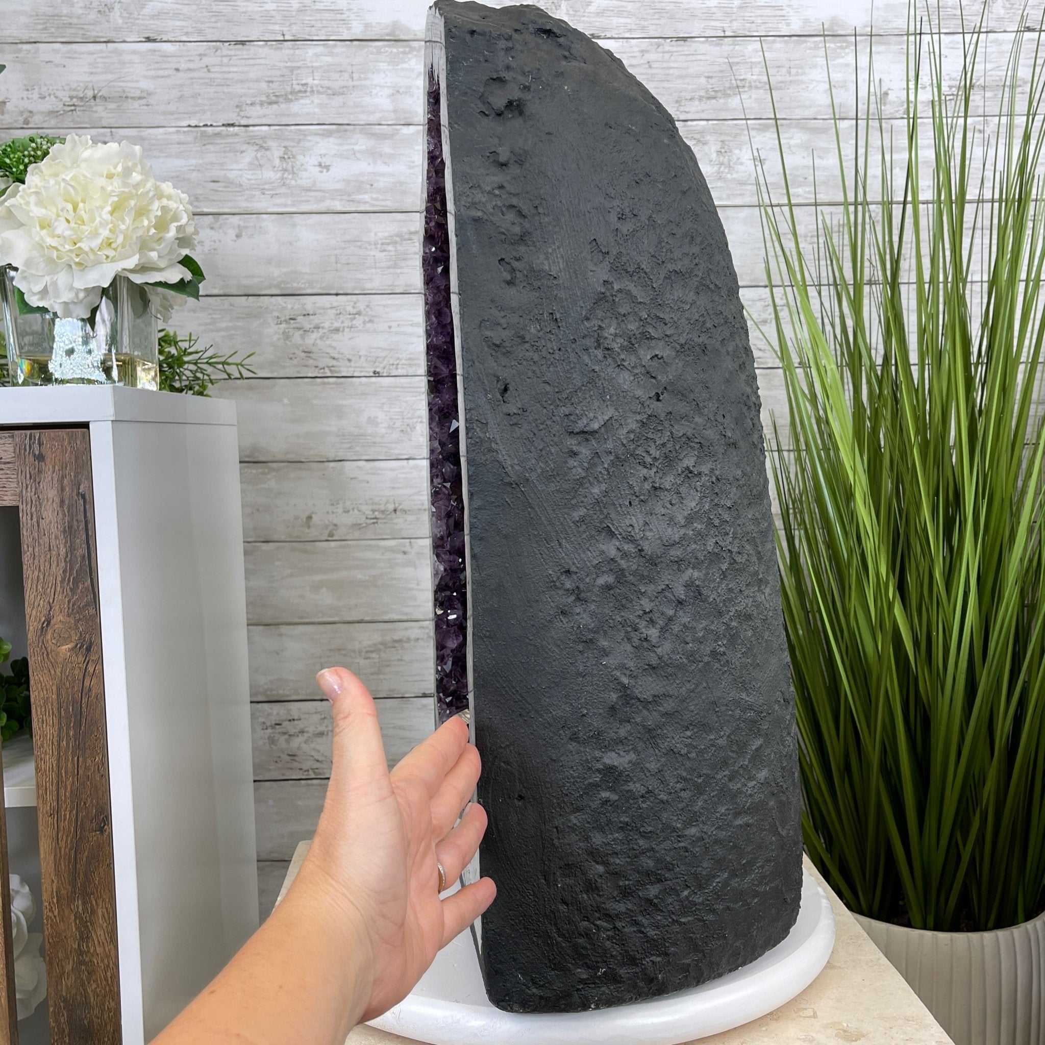 Super Quality Brazilian Amethyst Cathedral, 23” tall & 122.2 lbs #5601-0652 by Brazil Gems - Brazil GemsBrazil GemsSuper Quality Brazilian Amethyst Cathedral, 23” tall & 122.2 lbs #5601-0652 by Brazil GemsCathedrals5601-0652