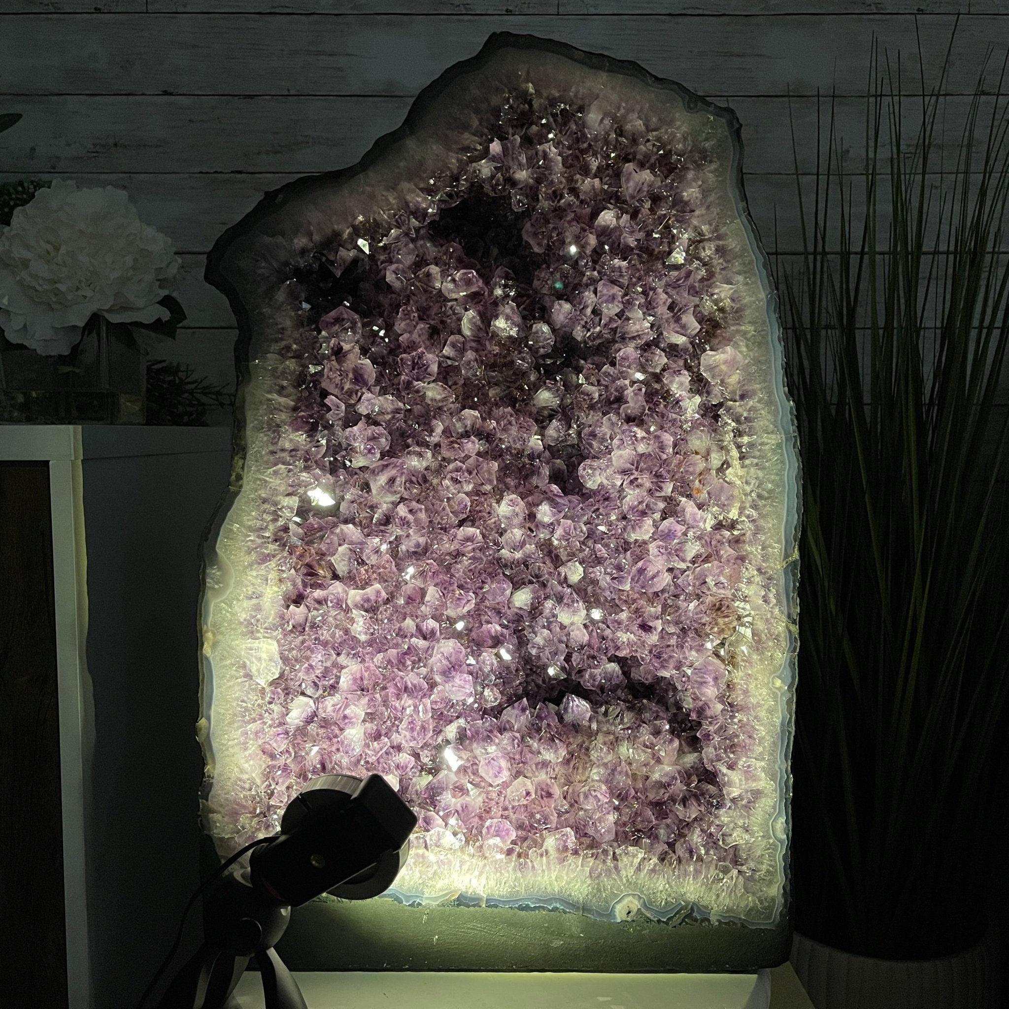 Super Quality Brazilian Amethyst Cathedral, 23” tall & 122.2 lbs #5601-0652 by Brazil Gems - Brazil GemsBrazil GemsSuper Quality Brazilian Amethyst Cathedral, 23” tall & 122.2 lbs #5601-0652 by Brazil GemsCathedrals5601-0652