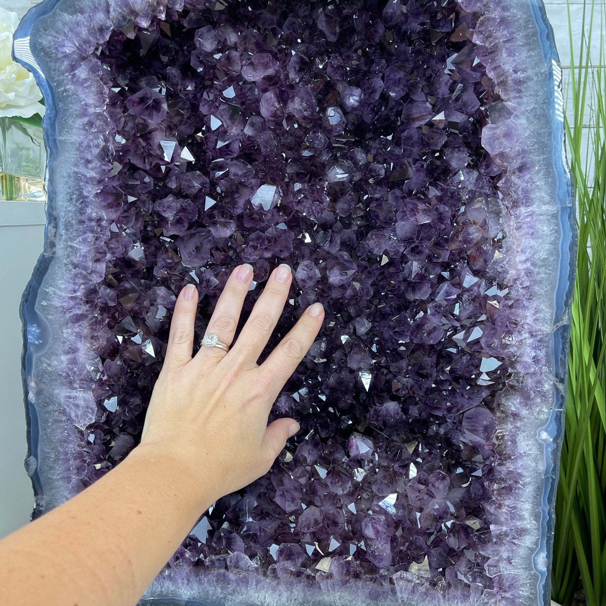 Super Quality Brazilian Amethyst Cathedral, 23” tall & 122.2 lbs #5601-0652 by Brazil Gems - Brazil GemsBrazil GemsSuper Quality Brazilian Amethyst Cathedral, 23” tall & 122.2 lbs #5601-0652 by Brazil GemsCathedrals5601-0652