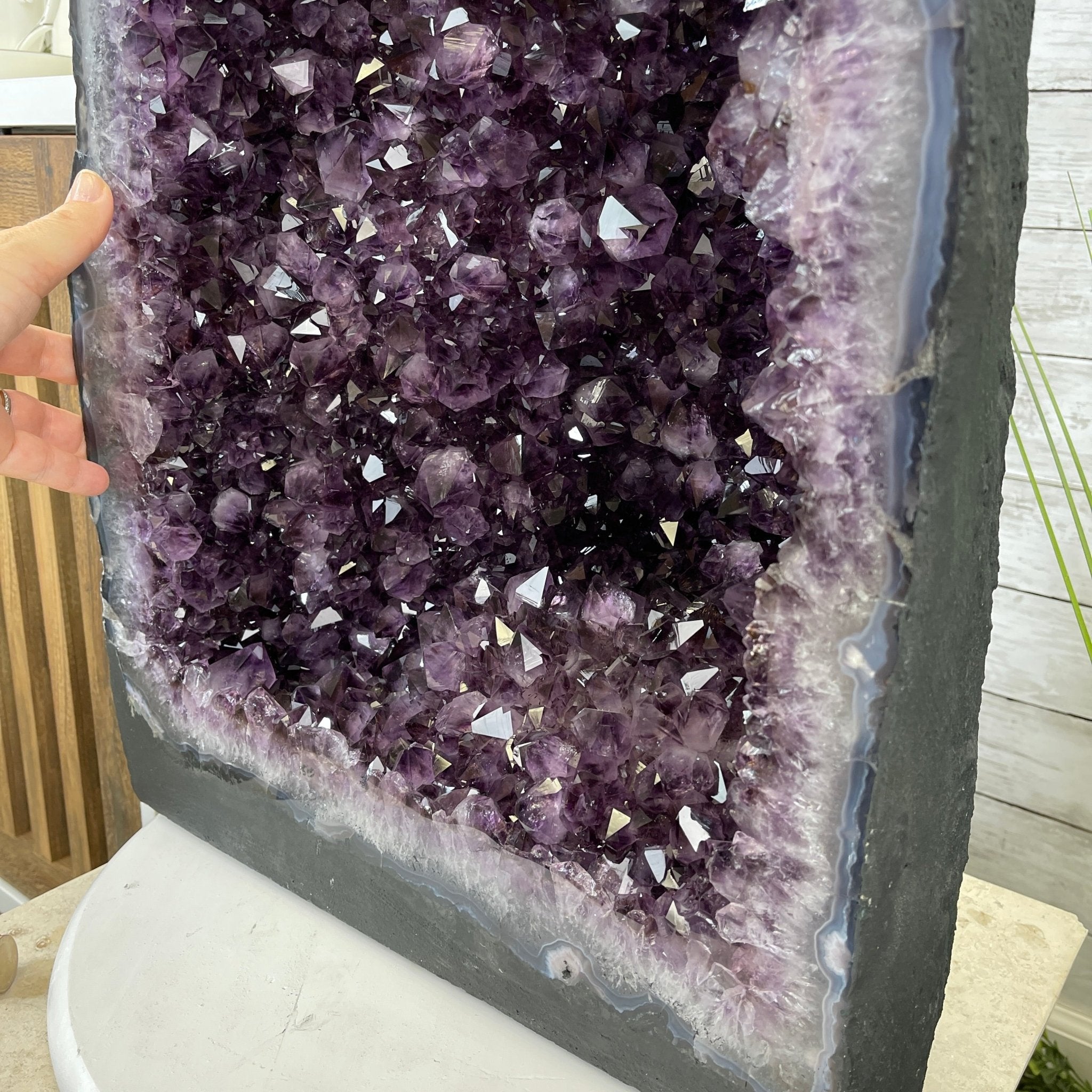 Super Quality Brazilian Amethyst Cathedral, 23” tall & 122.2 lbs #5601-0652 by Brazil Gems - Brazil GemsBrazil GemsSuper Quality Brazilian Amethyst Cathedral, 23” tall & 122.2 lbs #5601-0652 by Brazil GemsCathedrals5601-0652