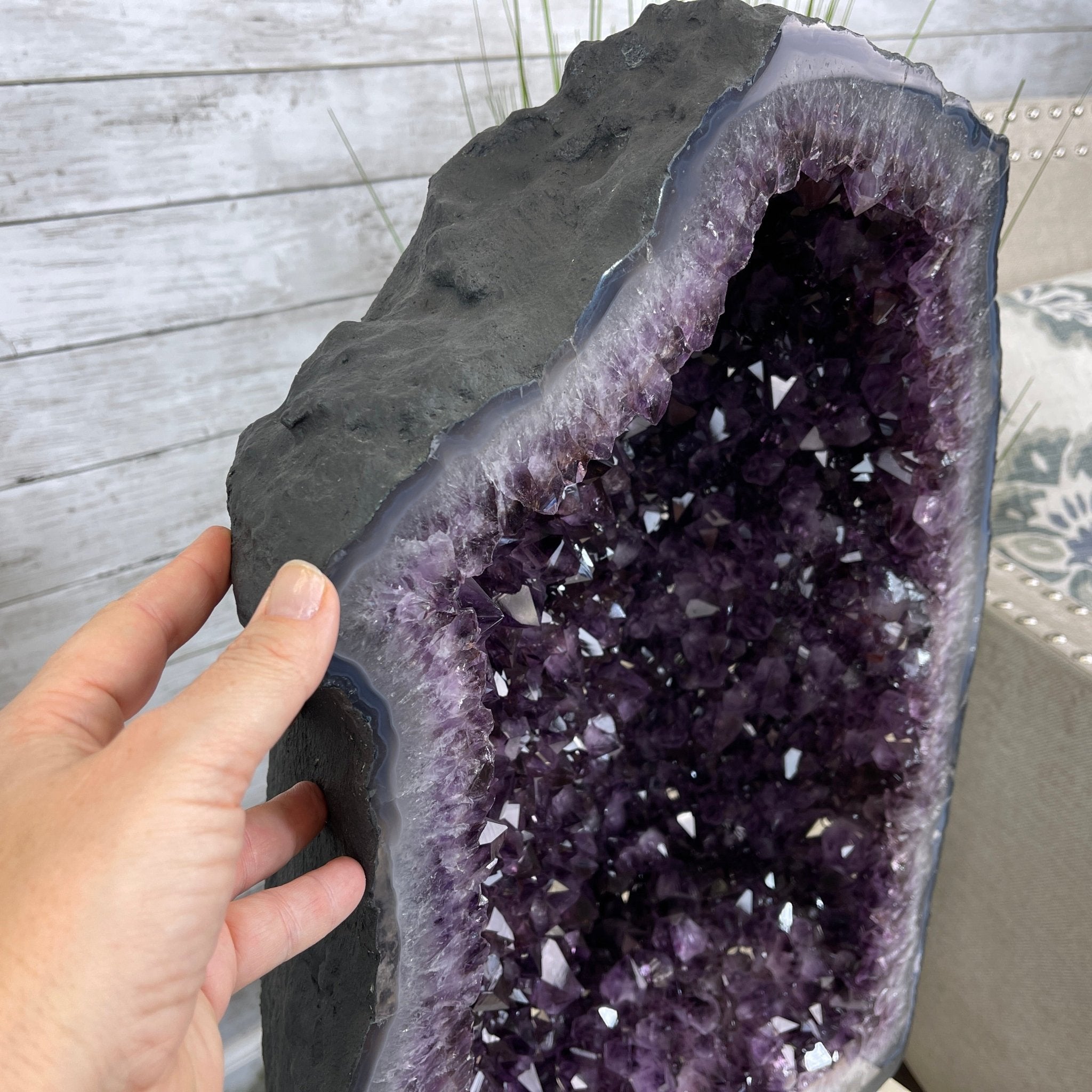 Super Quality Brazilian Amethyst Cathedral, 23” tall & 122.2 lbs #5601-0652 by Brazil Gems - Brazil GemsBrazil GemsSuper Quality Brazilian Amethyst Cathedral, 23” tall & 122.2 lbs #5601-0652 by Brazil GemsCathedrals5601-0652