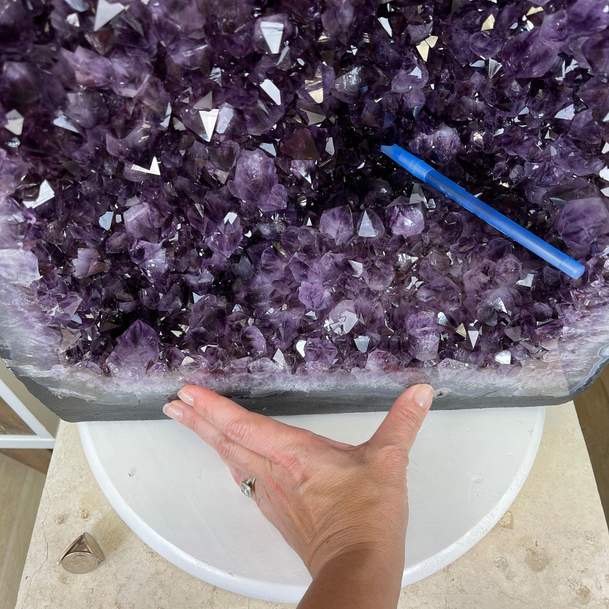 Super Quality Brazilian Amethyst Cathedral, 23” tall & 122.2 lbs #5601-0652 by Brazil Gems - Brazil GemsBrazil GemsSuper Quality Brazilian Amethyst Cathedral, 23” tall & 122.2 lbs #5601-0652 by Brazil GemsCathedrals5601-0652