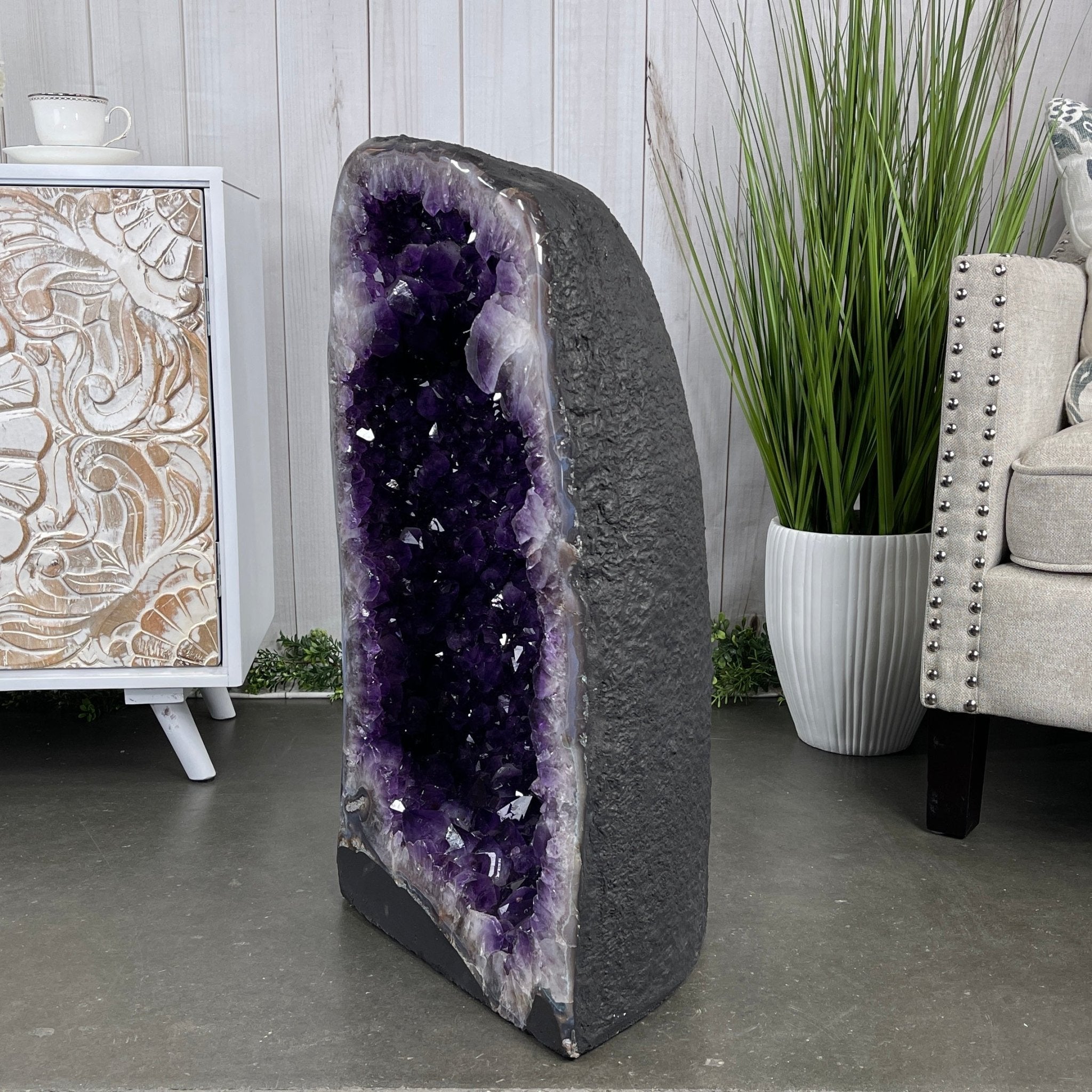 Super Quality Brazilian Amethyst Cathedral, 29” tall & 185.2 lbs #5601-0532 by Brazil Gems - Brazil GemsBrazil GemsSuper Quality Brazilian Amethyst Cathedral, 29” tall & 185.2 lbs #5601-0532 by Brazil GemsCathedrals5601-0532