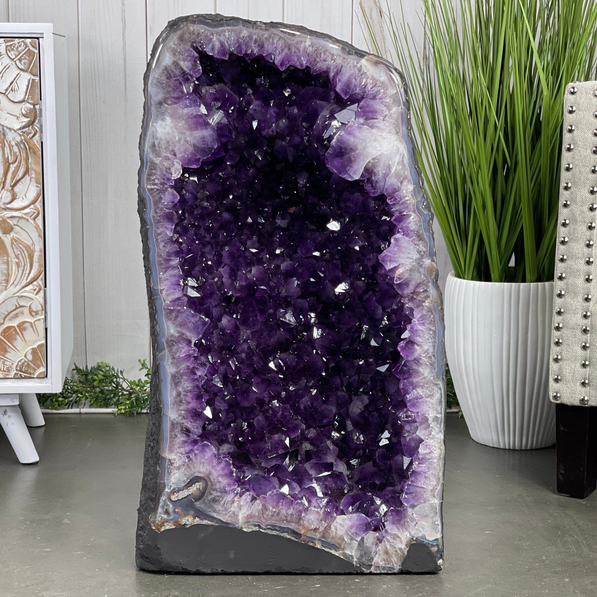Super Quality Brazilian Amethyst Cathedral, 29” tall & 185.2 lbs #5601-0532 by Brazil Gems - Brazil GemsBrazil GemsSuper Quality Brazilian Amethyst Cathedral, 29” tall & 185.2 lbs #5601-0532 by Brazil GemsCathedrals5601-0532