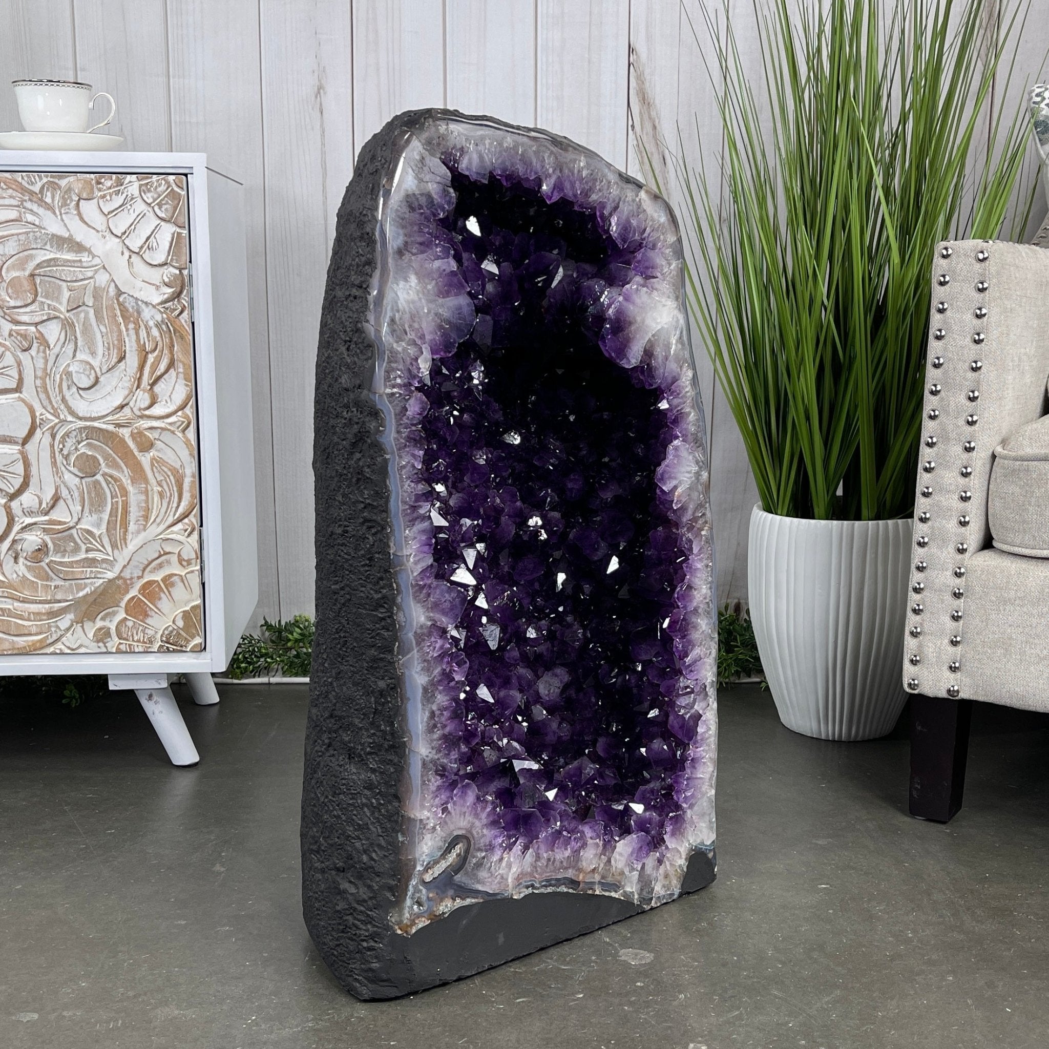 Super Quality Brazilian Amethyst Cathedral, 29” tall & 185.2 lbs #5601-0532 by Brazil Gems - Brazil GemsBrazil GemsSuper Quality Brazilian Amethyst Cathedral, 29” tall & 185.2 lbs #5601-0532 by Brazil GemsCathedrals5601-0532