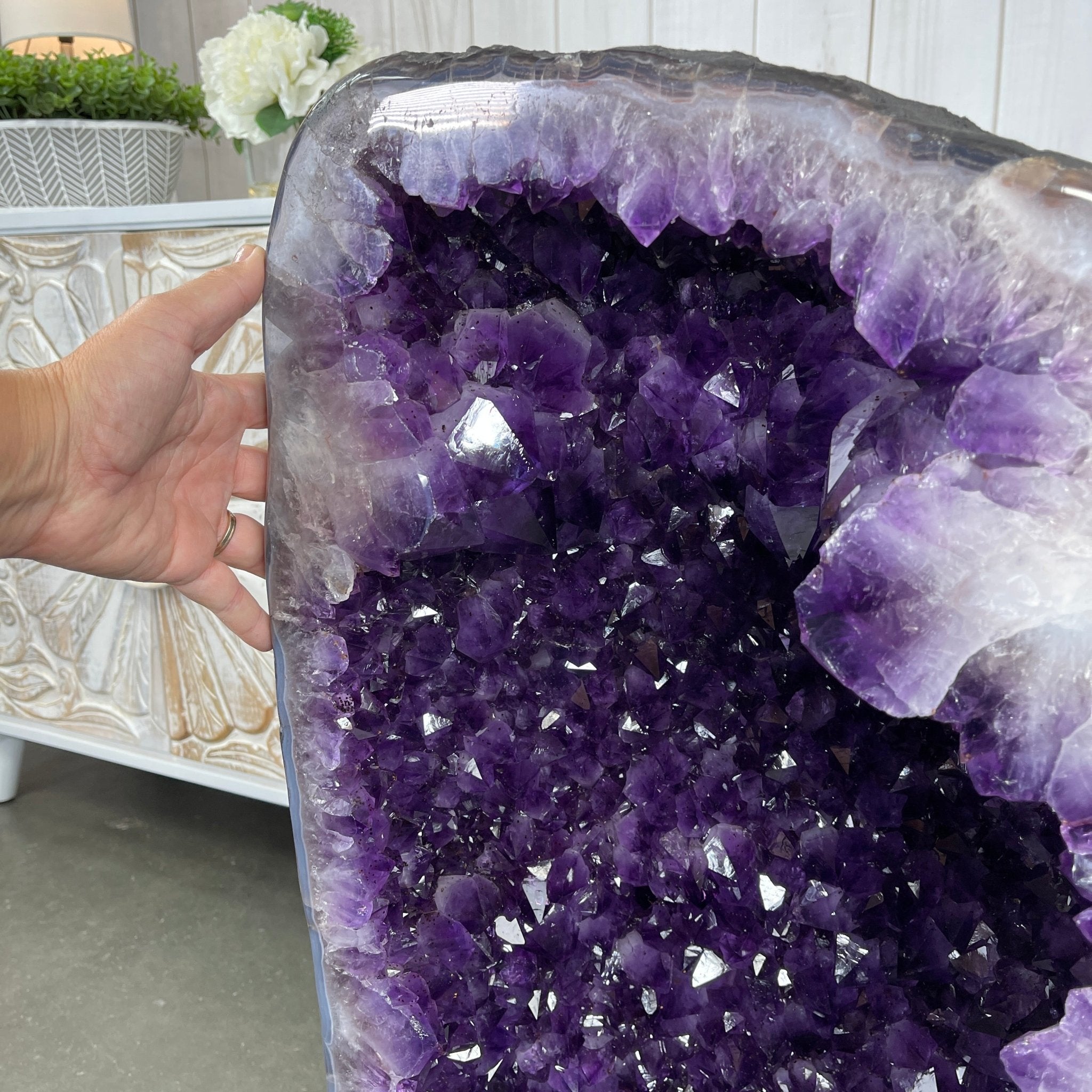 Super Quality Brazilian Amethyst Cathedral, 29” tall & 185.2 lbs #5601-0532 by Brazil Gems - Brazil GemsBrazil GemsSuper Quality Brazilian Amethyst Cathedral, 29” tall & 185.2 lbs #5601-0532 by Brazil GemsCathedrals5601-0532