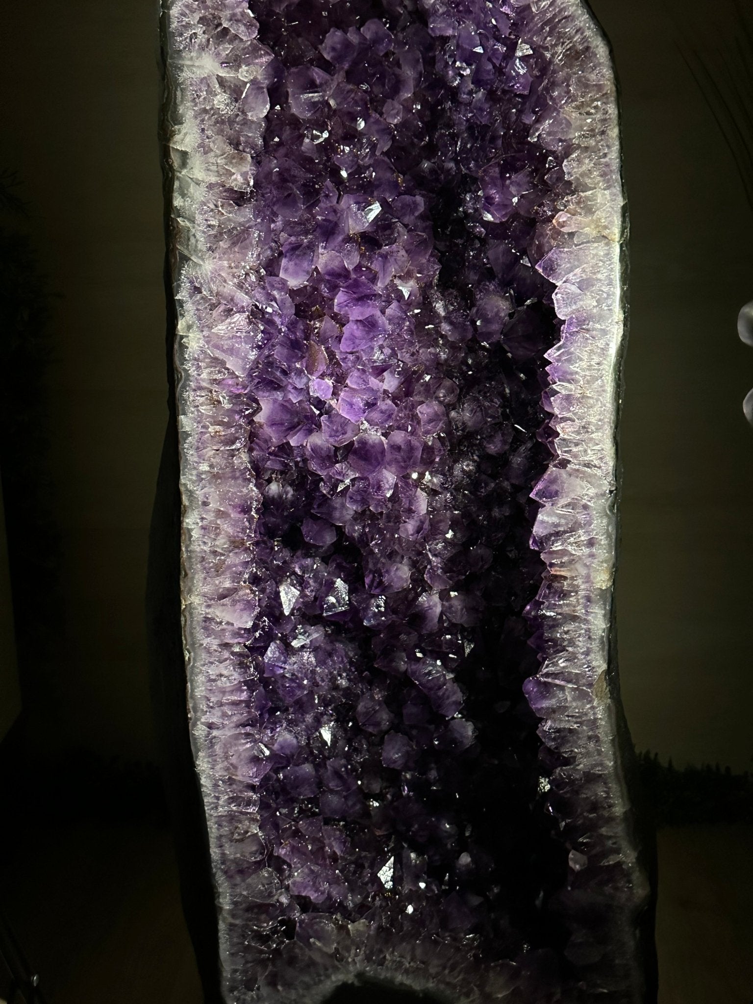 Super Quality Brazilian Amethyst Cathedral, 363.8 lbs & 4 Feet 10 Inches Tall #5601 - 1485 - Brazil GemsBrazil GemsSuper Quality Brazilian Amethyst Cathedral, 363.8 lbs & 4 Feet 10 Inches Tall #5601 - 1485Cathedrals5601 - 1485