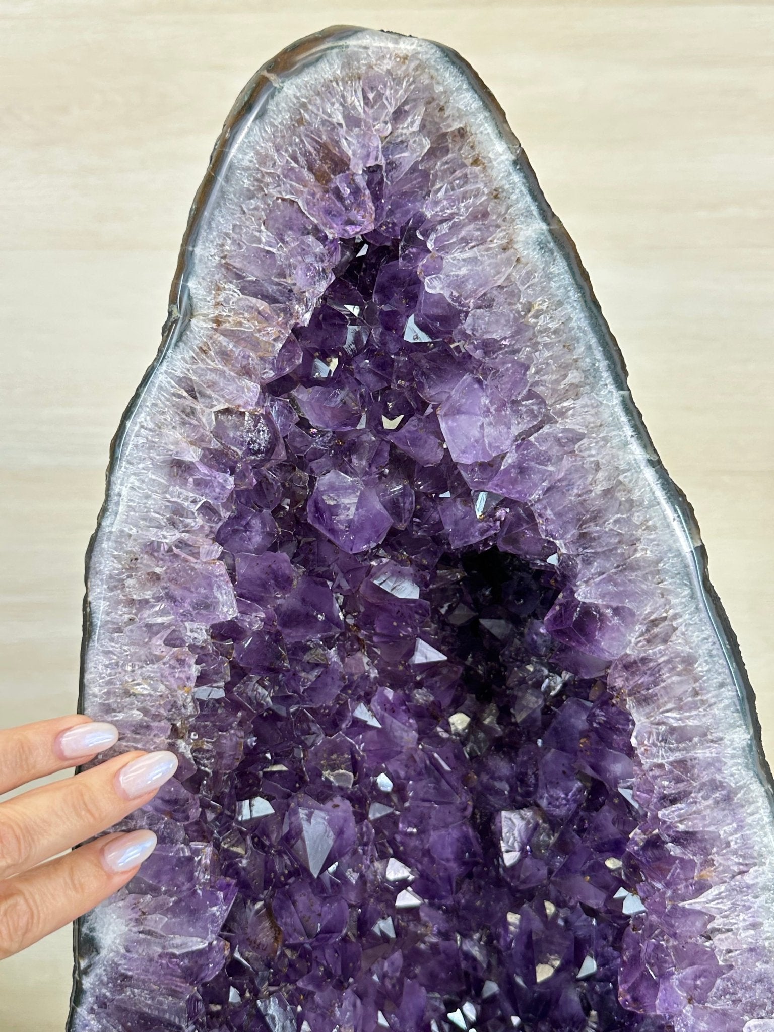 Super Quality Brazilian Amethyst Cathedral, 363.8 lbs & 4 Feet 10 Inches Tall #5601 - 1485 - Brazil GemsBrazil GemsSuper Quality Brazilian Amethyst Cathedral, 363.8 lbs & 4 Feet 10 Inches Tall #5601 - 1485Cathedrals5601 - 1485