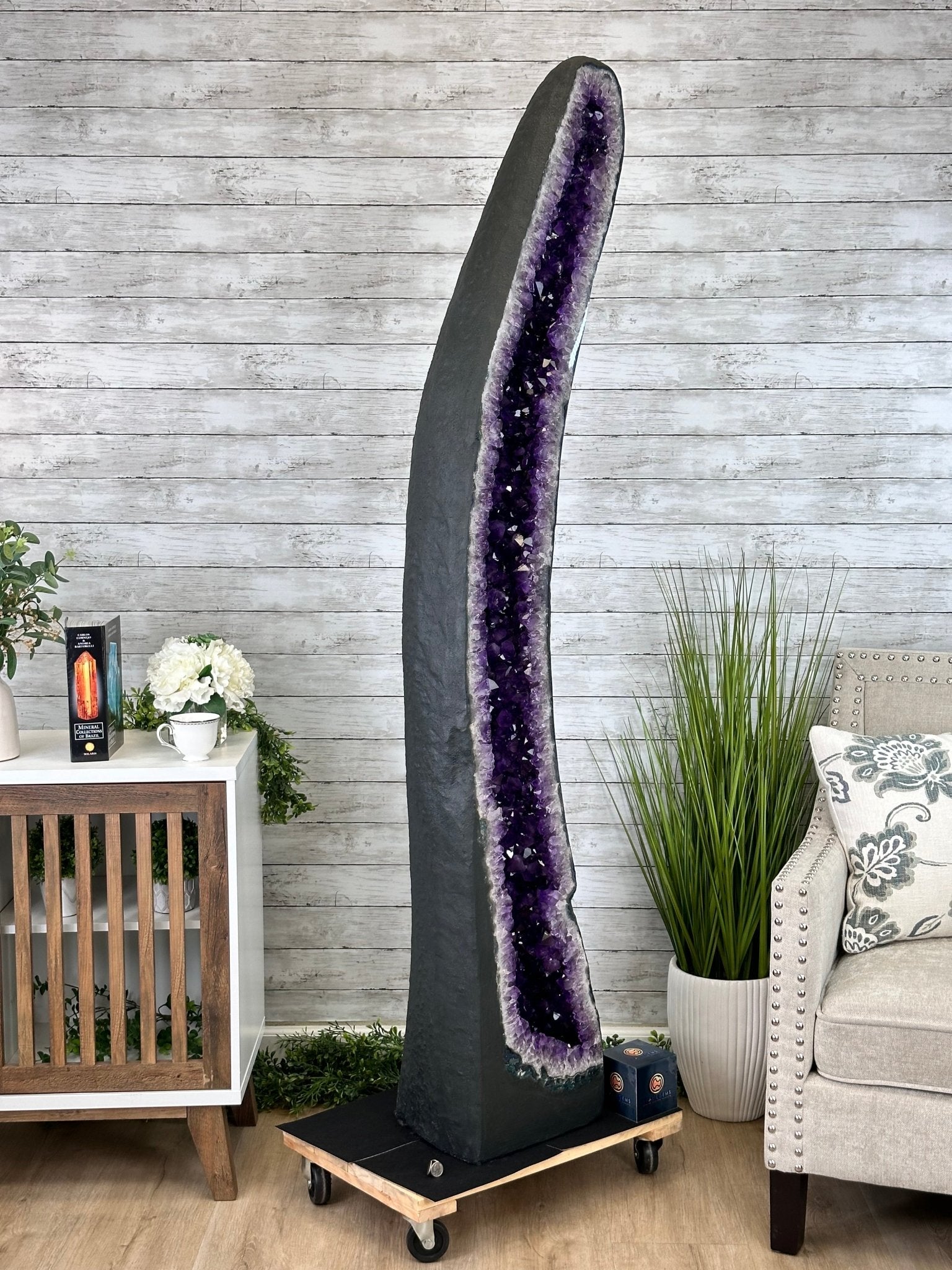 Super Quality Brazilian Amethyst Cathedral, 388 lbs & 72" Tall #5601-1341 - Brazil GemsBrazil GemsSuper Quality Brazilian Amethyst Cathedral, 388 lbs & 72" Tall #5601-1341Cathedrals5601-1341