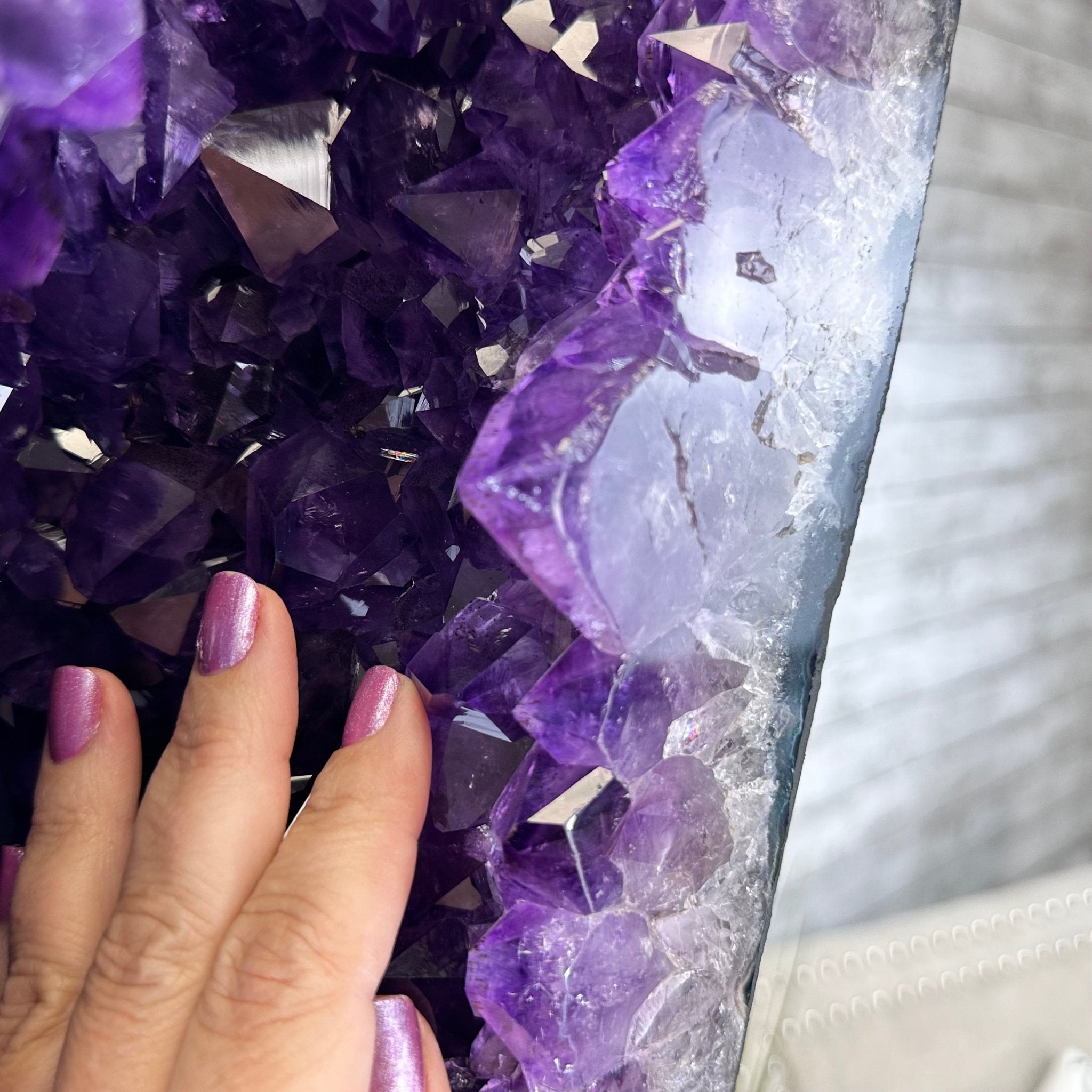 Super Quality Brazilian Amethyst Cathedral, 388 lbs & 72" Tall #5601-1341 - Brazil GemsBrazil GemsSuper Quality Brazilian Amethyst Cathedral, 388 lbs & 72" Tall #5601-1341Cathedrals5601-1341