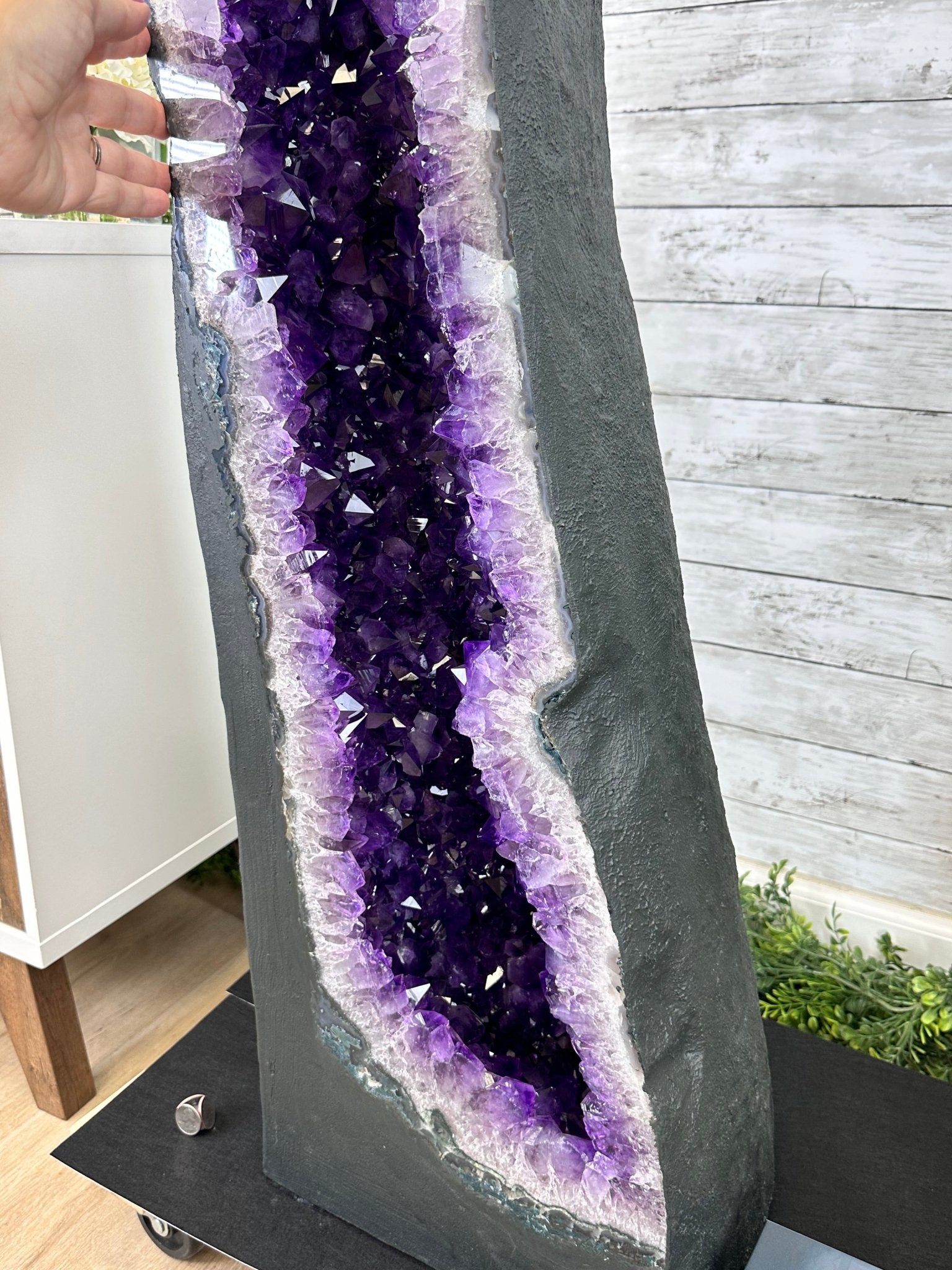 Super Quality Brazilian Amethyst Cathedral, 388 lbs & 72" Tall #5601-1341 - Brazil GemsBrazil GemsSuper Quality Brazilian Amethyst Cathedral, 388 lbs & 72" Tall #5601-1341Cathedrals5601-1341