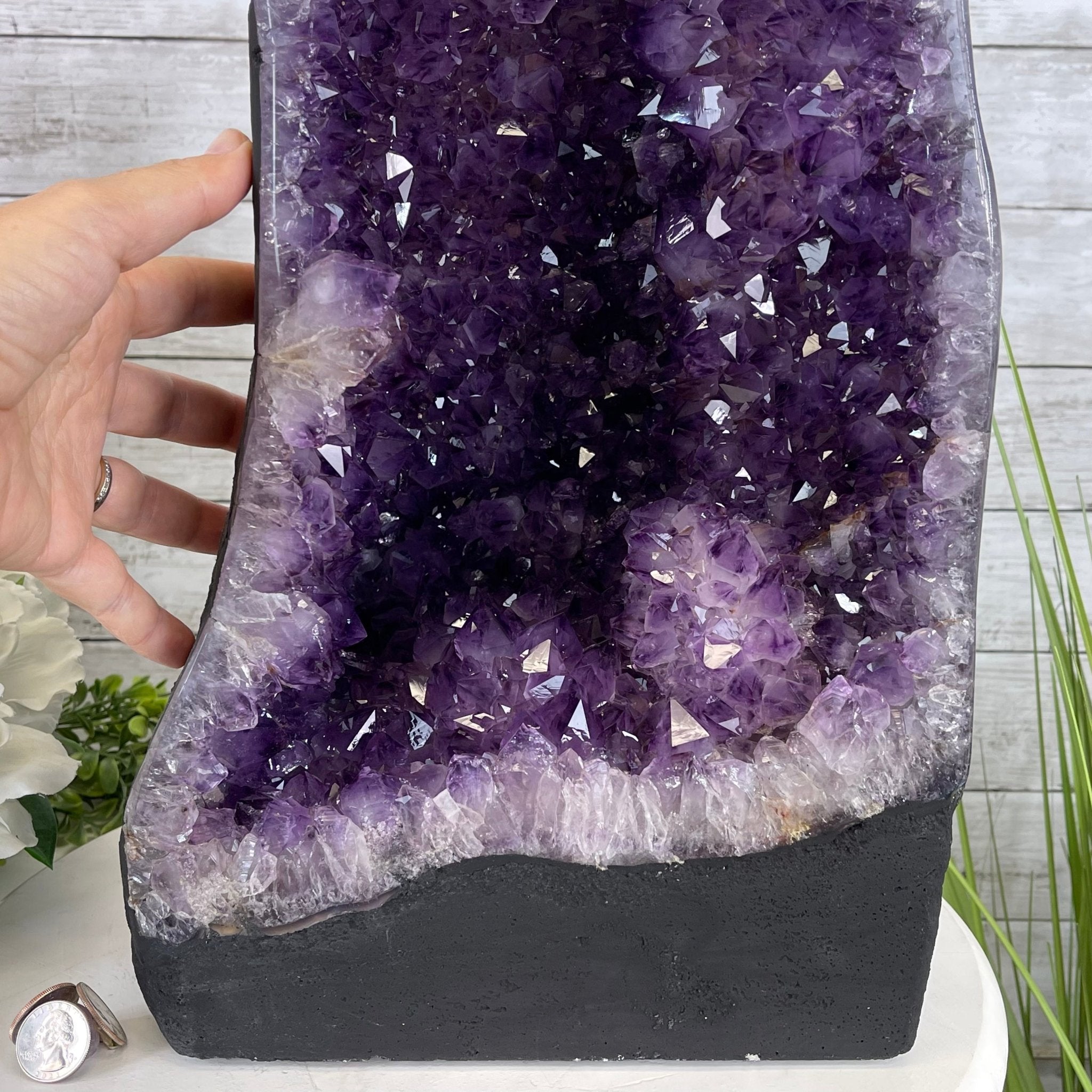 Super Quality Brazilian Amethyst Cathedral, 49.3 lbs & 22.5" Tall #5601-1047 by Brazil Gems - Brazil GemsBrazil GemsSuper Quality Brazilian Amethyst Cathedral, 49.3 lbs & 22.5" Tall #5601-1047 by Brazil GemsCathedrals5601-1047
