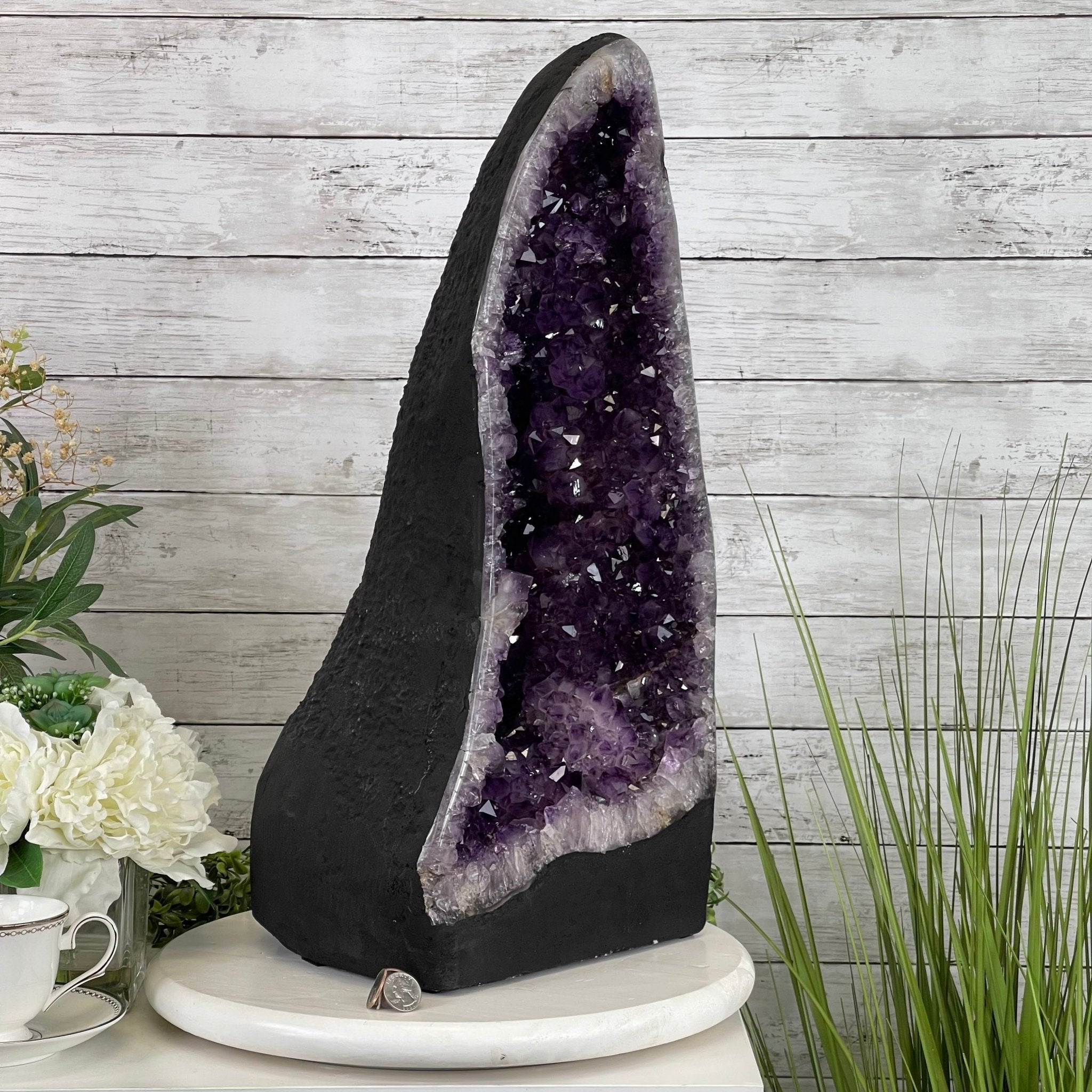 Super Quality Brazilian Amethyst Cathedral, 49.3 lbs & 22.5" Tall #5601-1047 by Brazil Gems - Brazil GemsBrazil GemsSuper Quality Brazilian Amethyst Cathedral, 49.3 lbs & 22.5" Tall #5601-1047 by Brazil GemsCathedrals5601-1047
