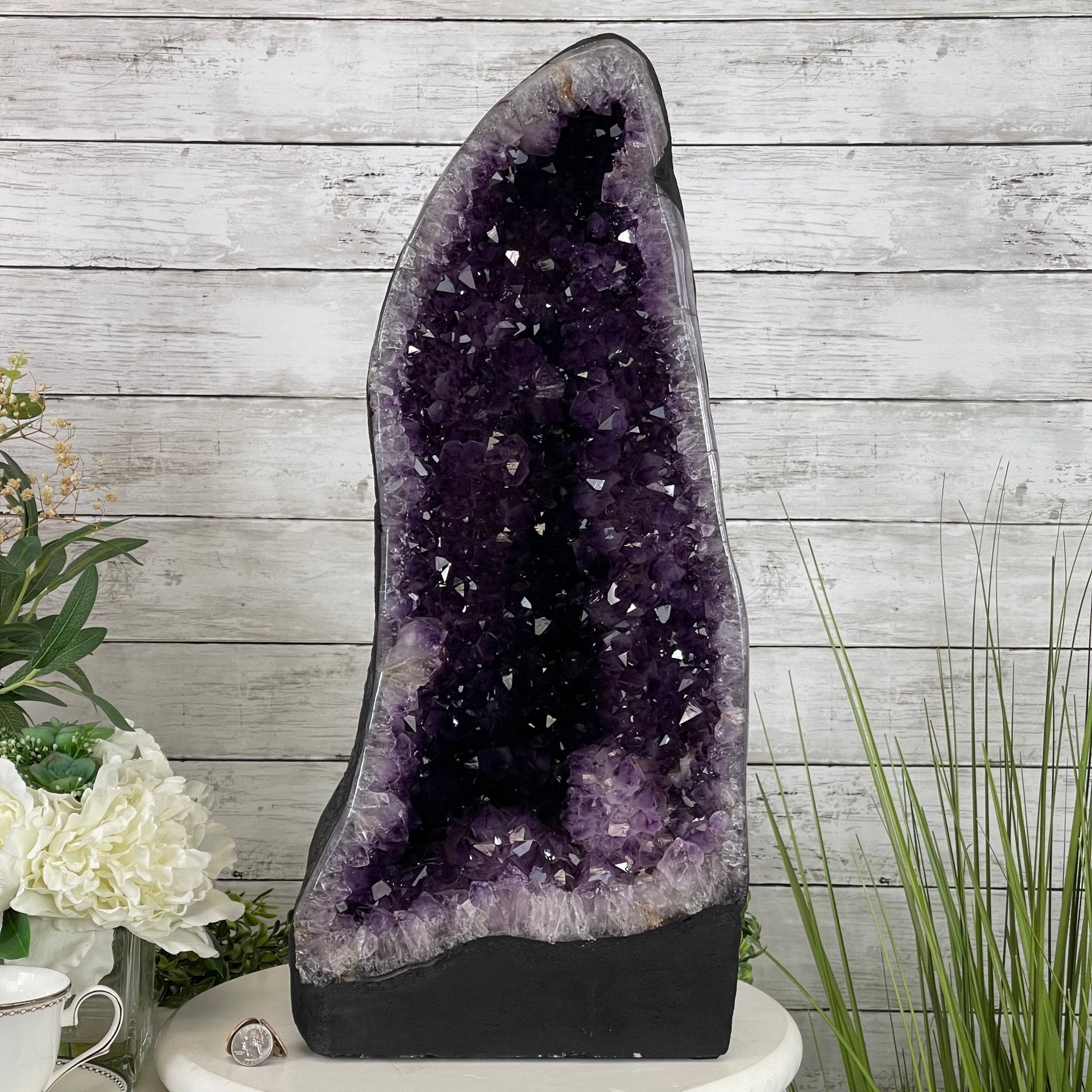 Super Quality Brazilian Amethyst Cathedral, 49.3 lbs & 22.5" Tall #5601-1047 by Brazil Gems - Brazil GemsBrazil GemsSuper Quality Brazilian Amethyst Cathedral, 49.3 lbs & 22.5" Tall #5601-1047 by Brazil GemsCathedrals5601-1047