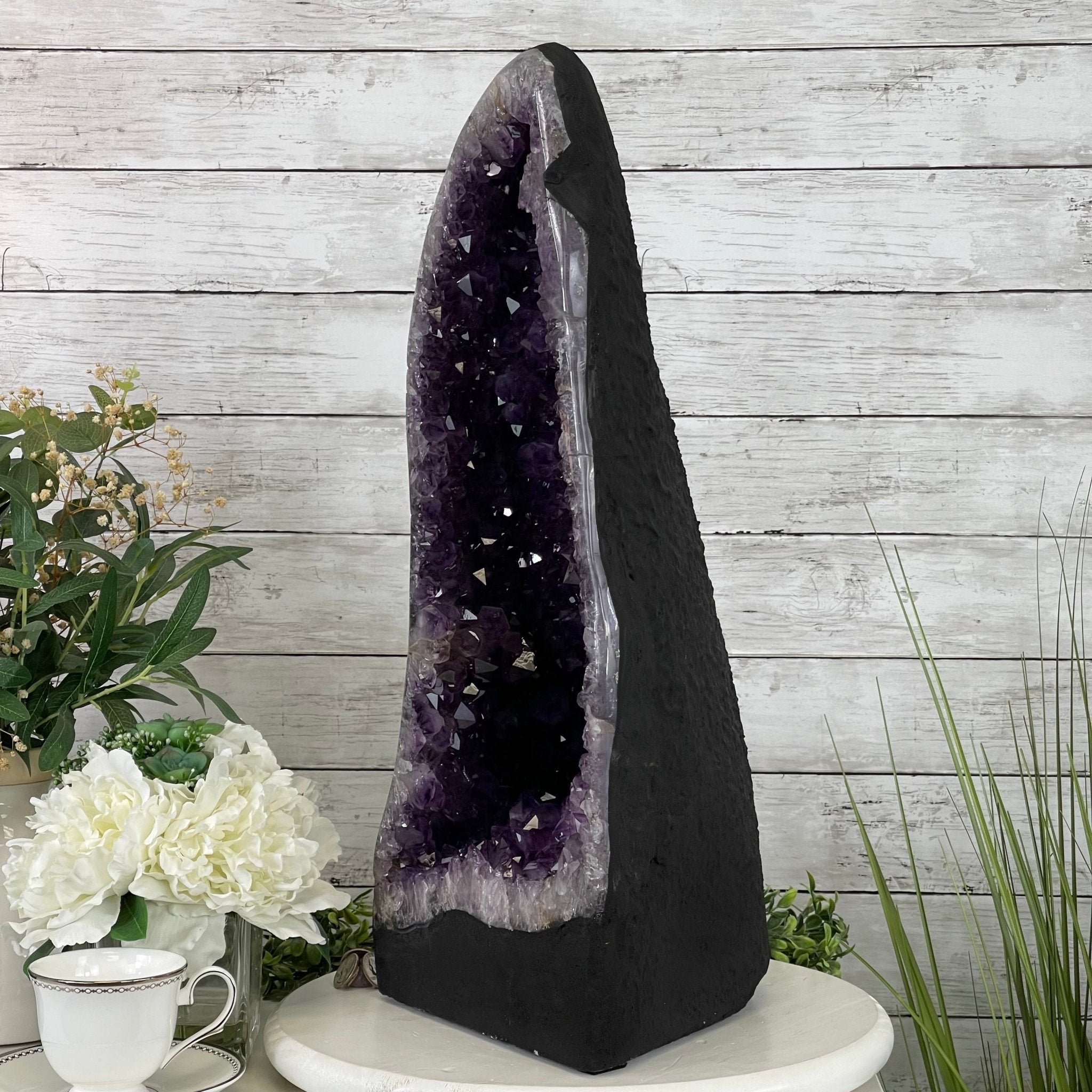 Super Quality Brazilian Amethyst Cathedral, 49.3 lbs & 22.5" Tall #5601-1047 by Brazil Gems - Brazil GemsBrazil GemsSuper Quality Brazilian Amethyst Cathedral, 49.3 lbs & 22.5" Tall #5601-1047 by Brazil GemsCathedrals5601-1047
