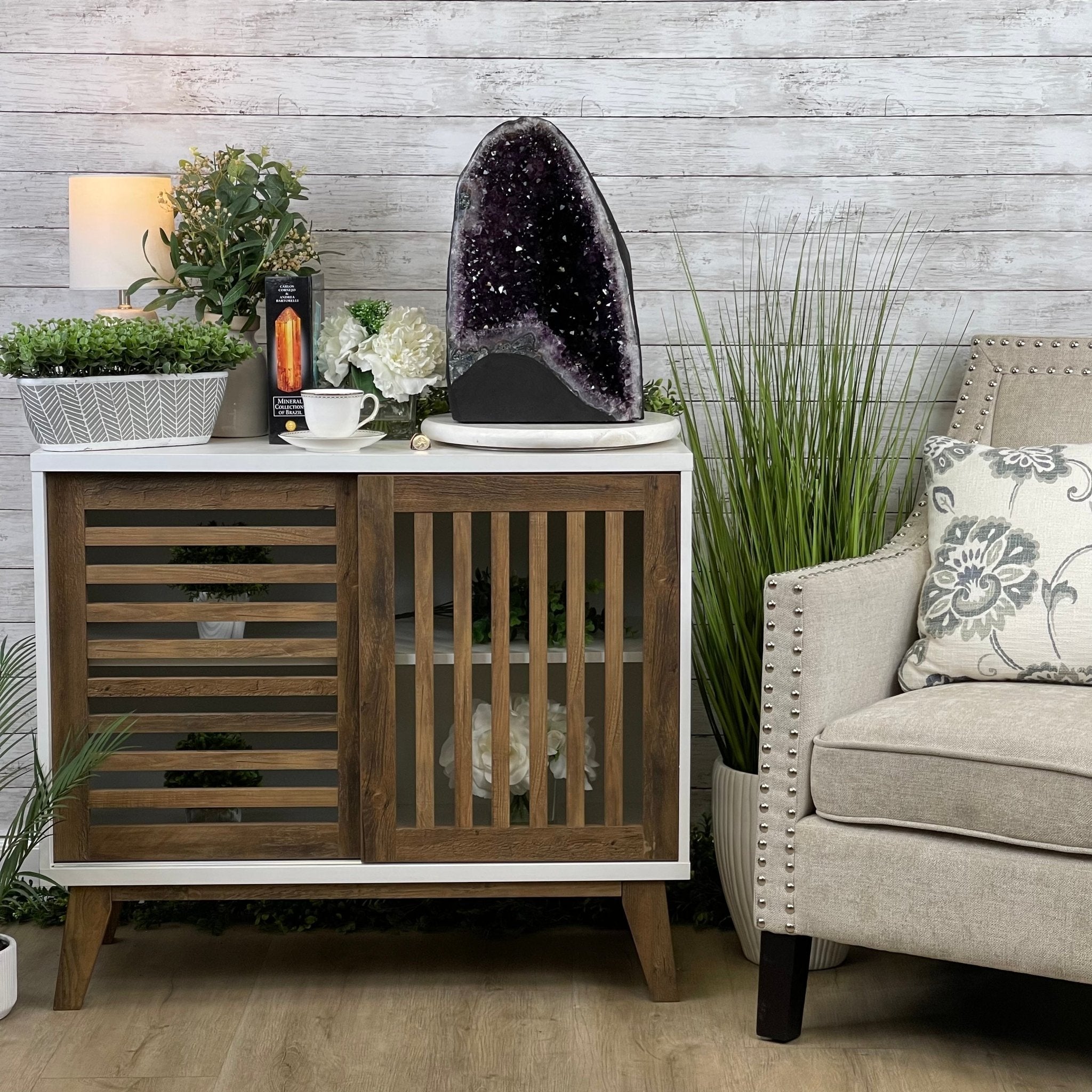 Super Quality Brazilian Amethyst Cathedral, 50.1 lbs & 17" Tall #5601-0849 by Brazil Gems - Brazil GemsBrazil GemsSuper Quality Brazilian Amethyst Cathedral, 50.1 lbs & 17" Tall #5601-0849 by Brazil GemsCathedrals5601-0849