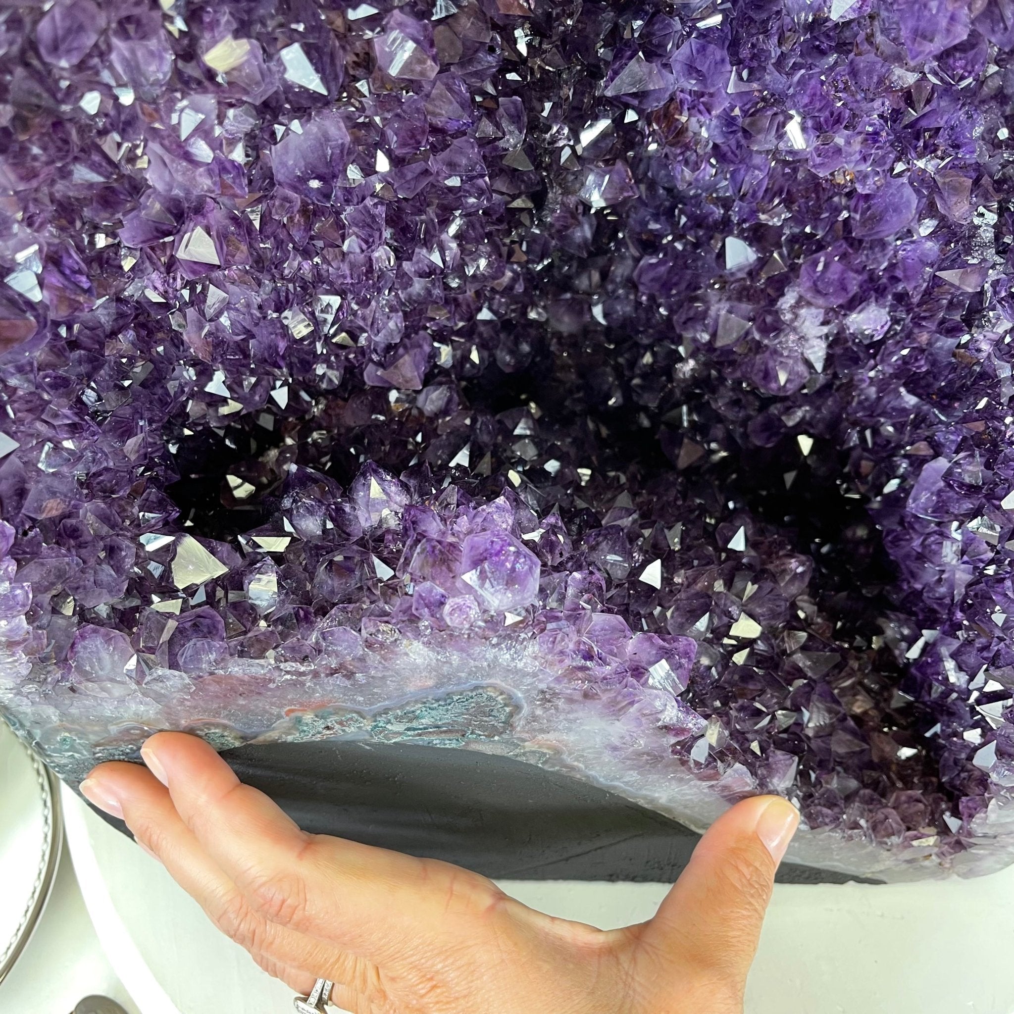 Super Quality Brazilian Amethyst Cathedral, 50.1 lbs & 17" Tall #5601-0849 by Brazil Gems - Brazil GemsBrazil GemsSuper Quality Brazilian Amethyst Cathedral, 50.1 lbs & 17" Tall #5601-0849 by Brazil GemsCathedrals5601-0849