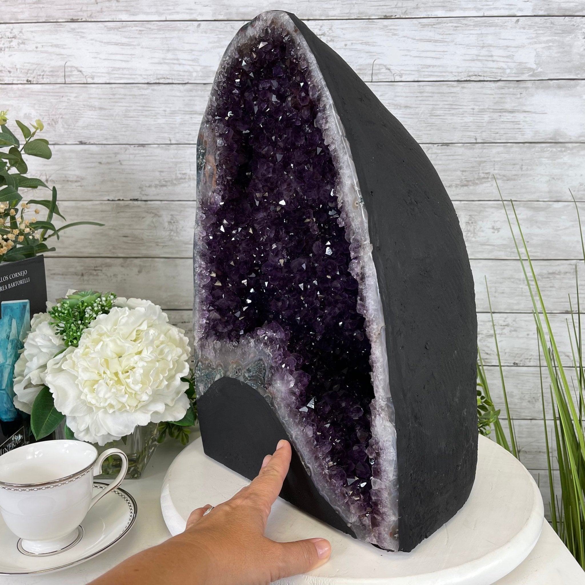 Super Quality Brazilian Amethyst Cathedral, 50.1 lbs & 17" Tall #5601-0849 by Brazil Gems - Brazil GemsBrazil GemsSuper Quality Brazilian Amethyst Cathedral, 50.1 lbs & 17" Tall #5601-0849 by Brazil GemsCathedrals5601-0849