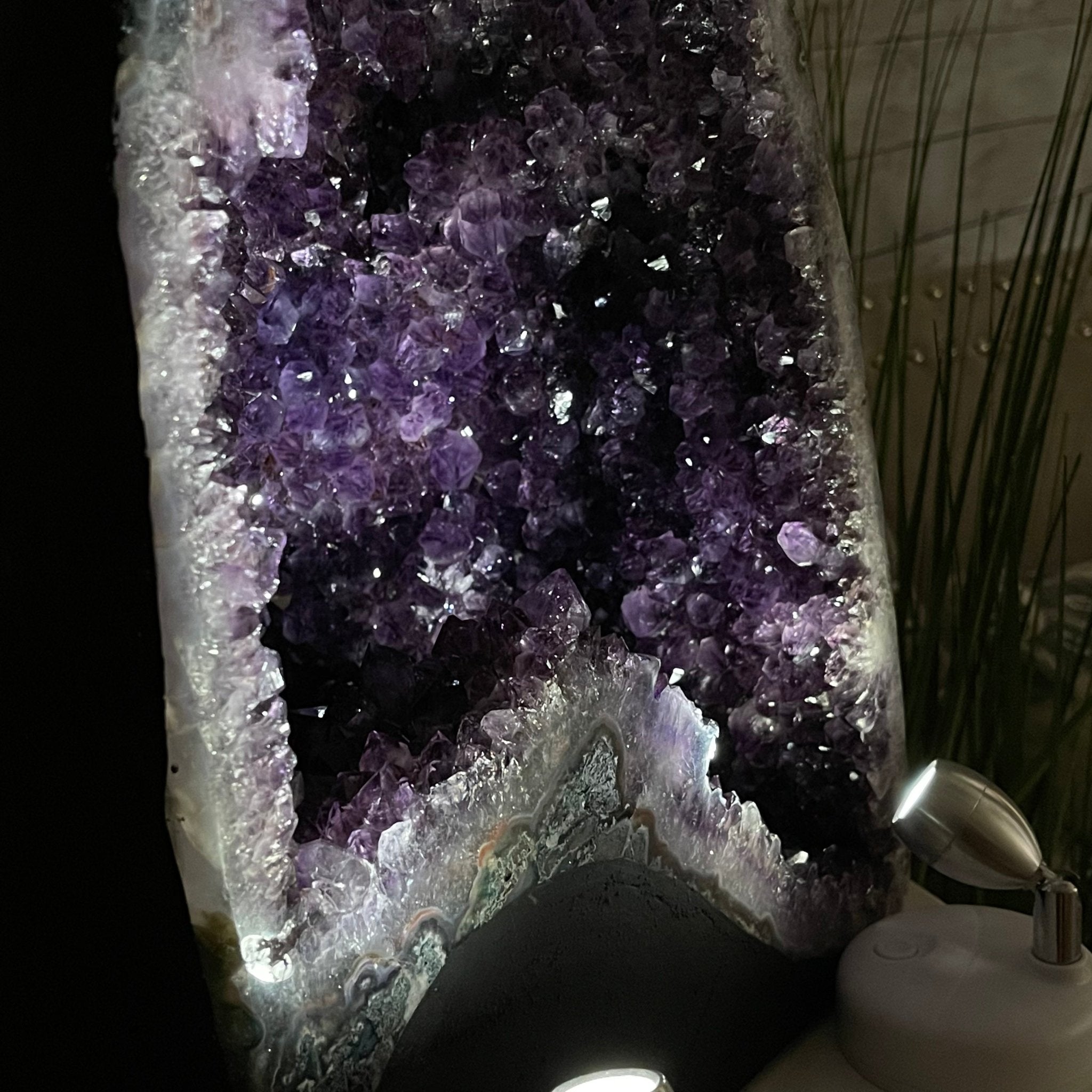 Super Quality Brazilian Amethyst Cathedral, 50.1 lbs & 17" Tall #5601-0849 by Brazil Gems - Brazil GemsBrazil GemsSuper Quality Brazilian Amethyst Cathedral, 50.1 lbs & 17" Tall #5601-0849 by Brazil GemsCathedrals5601-0849