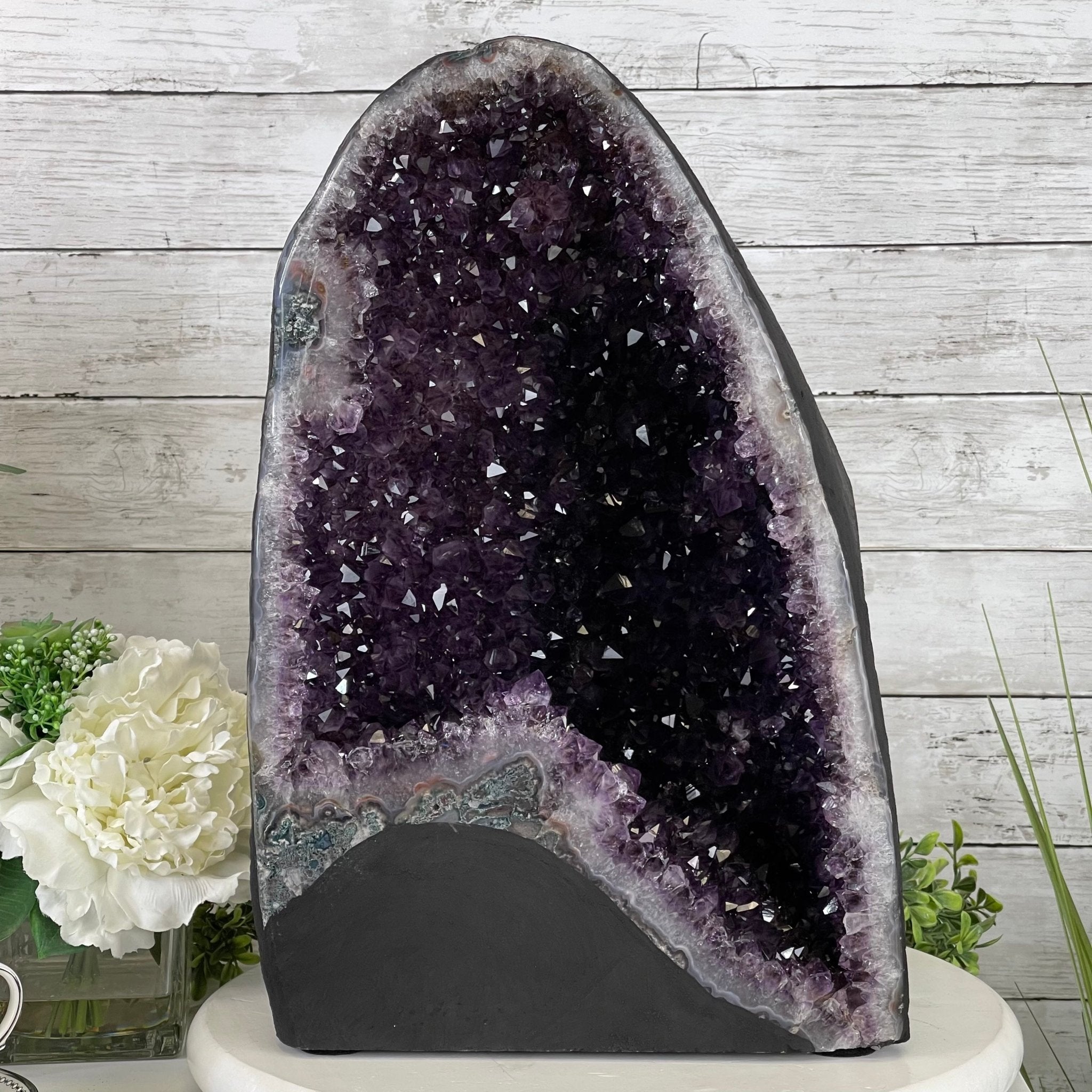 Super Quality Brazilian Amethyst Cathedral, 50.1 lbs & 17" Tall #5601-0849 by Brazil Gems - Brazil GemsBrazil GemsSuper Quality Brazilian Amethyst Cathedral, 50.1 lbs & 17" Tall #5601-0849 by Brazil GemsCathedrals5601-0849