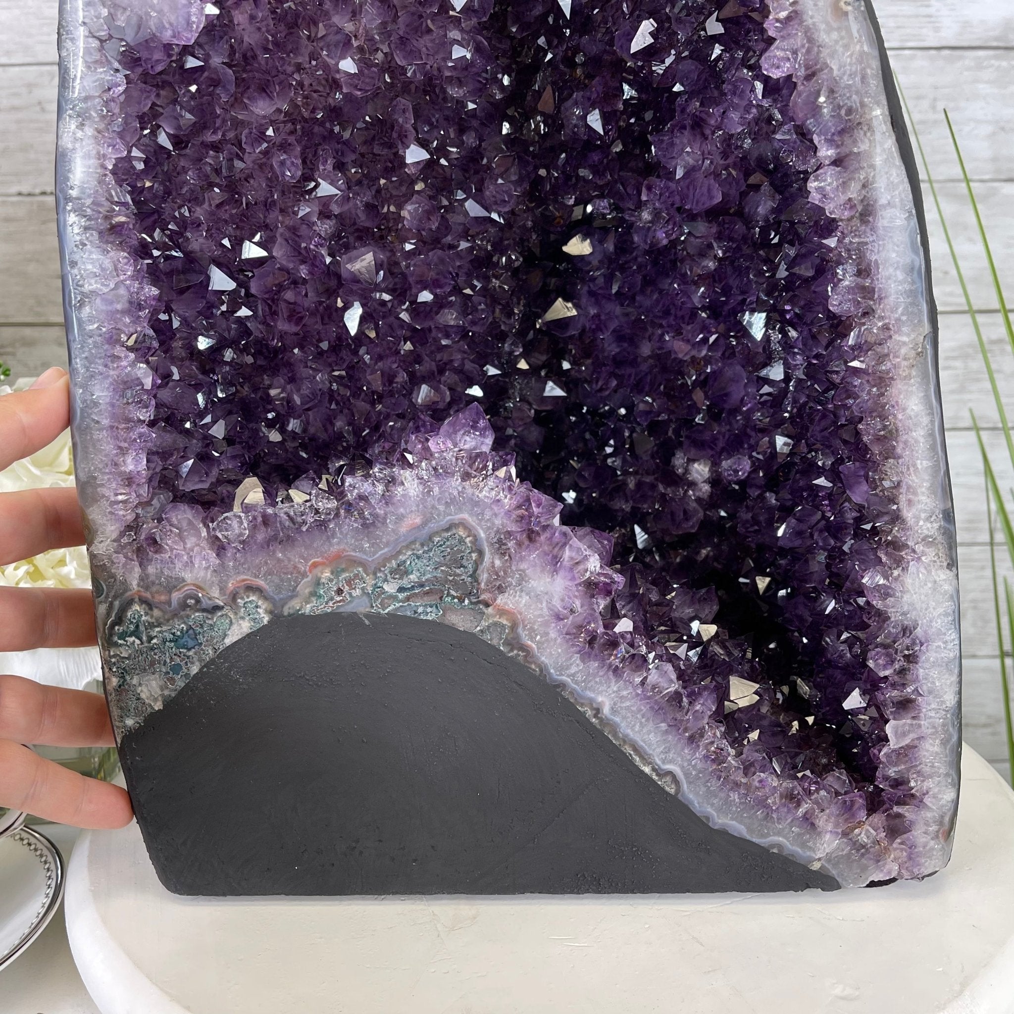 Super Quality Brazilian Amethyst Cathedral, 50.1 lbs & 17" Tall #5601-0849 by Brazil Gems - Brazil GemsBrazil GemsSuper Quality Brazilian Amethyst Cathedral, 50.1 lbs & 17" Tall #5601-0849 by Brazil GemsCathedrals5601-0849