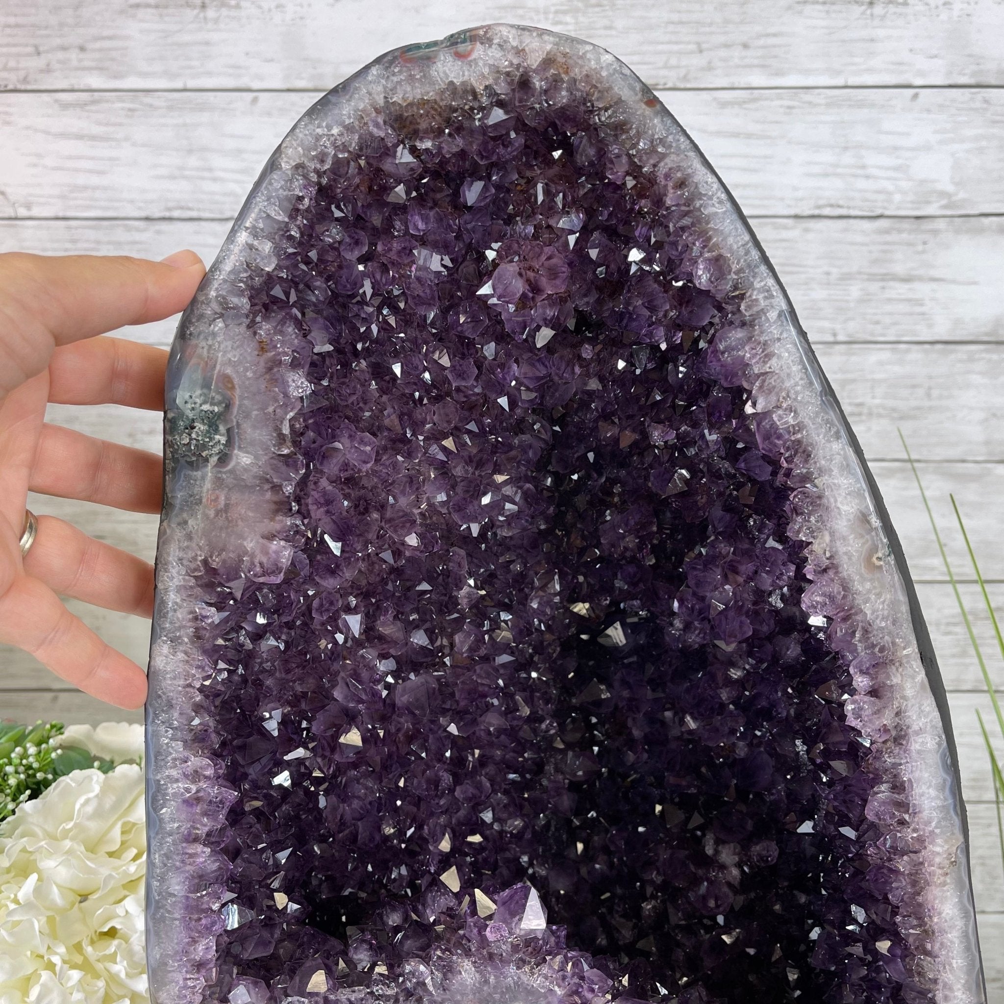 Super Quality Brazilian Amethyst Cathedral, 50.1 lbs & 17" Tall #5601-0849 by Brazil Gems - Brazil GemsBrazil GemsSuper Quality Brazilian Amethyst Cathedral, 50.1 lbs & 17" Tall #5601-0849 by Brazil GemsCathedrals5601-0849