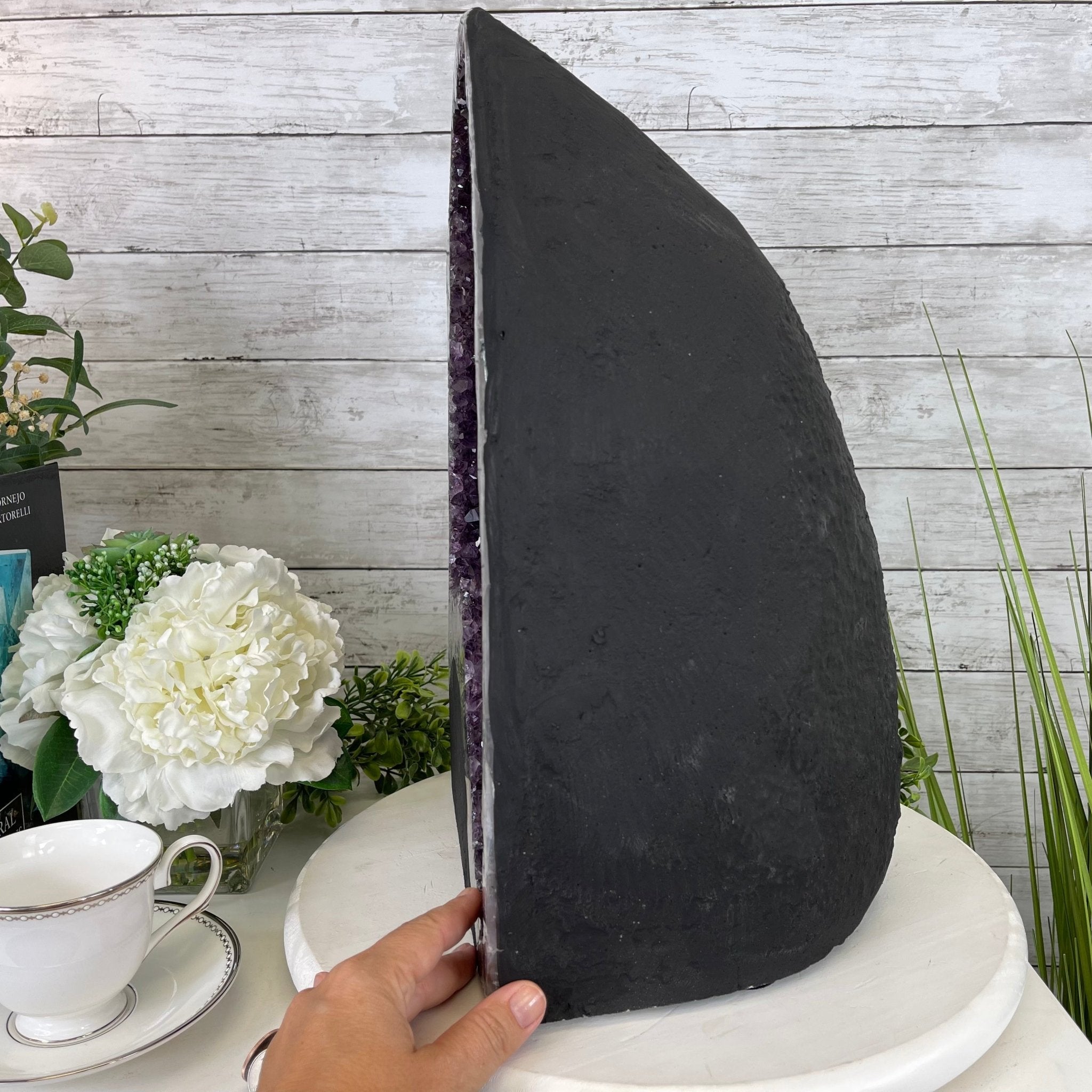 Super Quality Brazilian Amethyst Cathedral, 50.1 lbs & 17" Tall #5601-0849 by Brazil Gems - Brazil GemsBrazil GemsSuper Quality Brazilian Amethyst Cathedral, 50.1 lbs & 17" Tall #5601-0849 by Brazil GemsCathedrals5601-0849