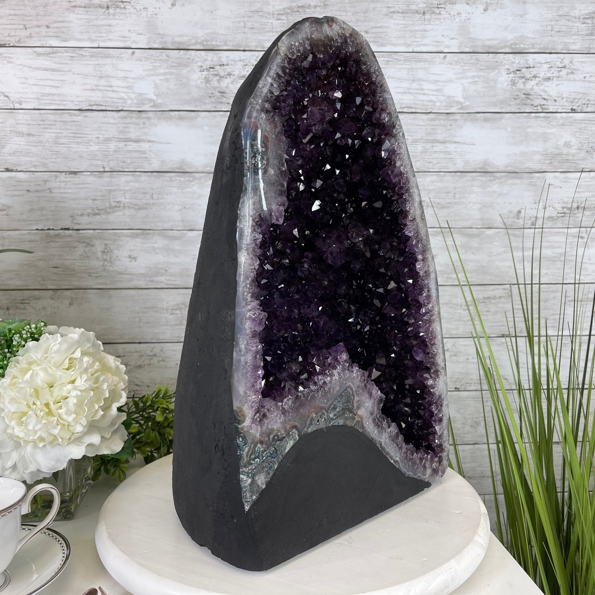 Super Quality Brazilian Amethyst Cathedral, 50.1 lbs & 17" Tall #5601-0849 by Brazil Gems - Brazil GemsBrazil GemsSuper Quality Brazilian Amethyst Cathedral, 50.1 lbs & 17" Tall #5601-0849 by Brazil GemsCathedrals5601-0849